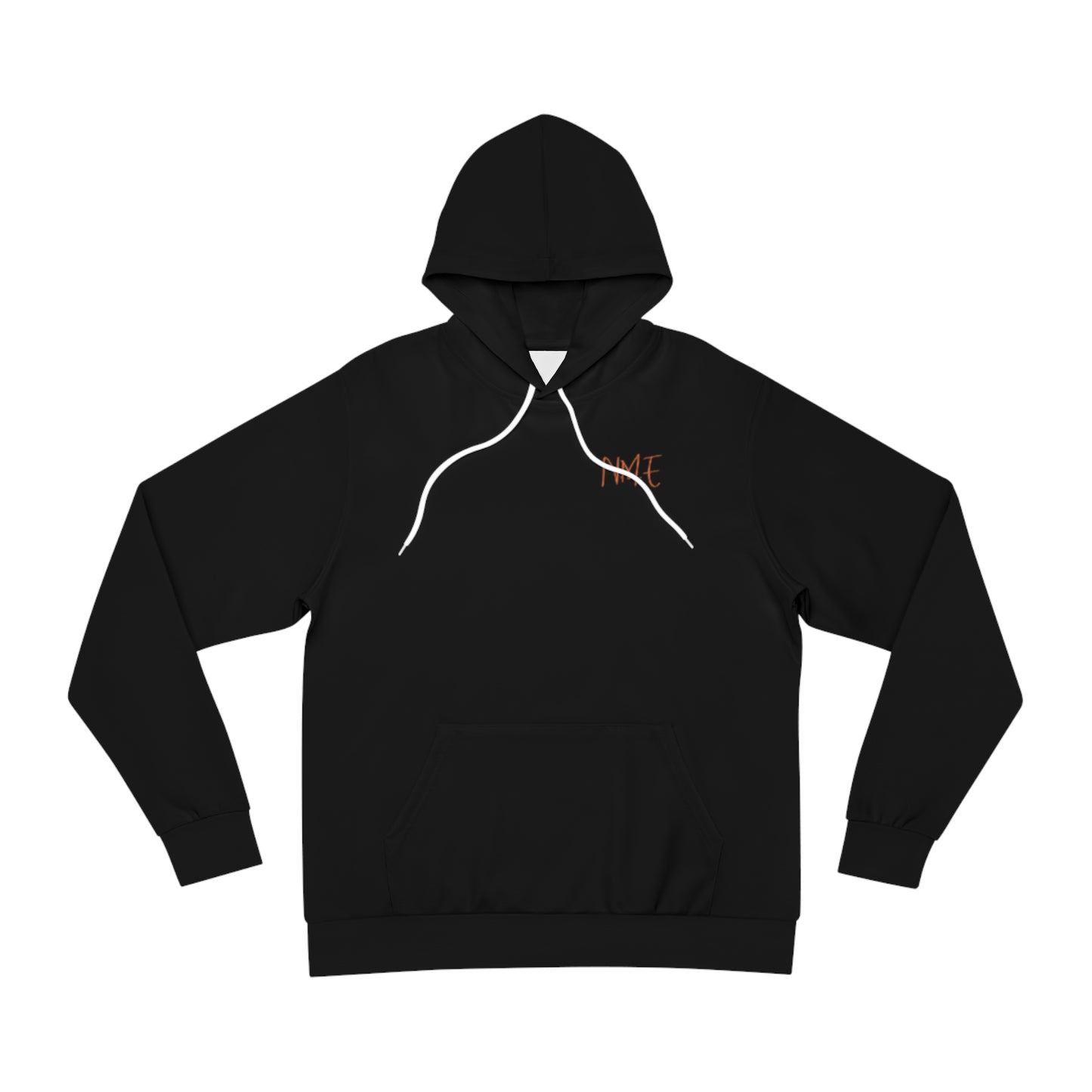 Onyx Black Sublimated Hoodie – "No More Excuses" Motivational Pullover with Drawstrings & Kangaroo Pocket