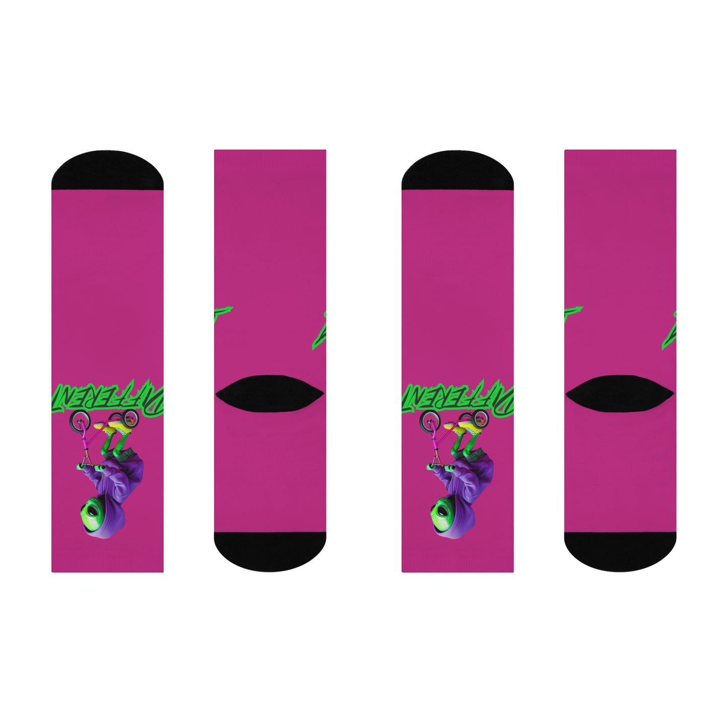 Cushioned Crew Socks- Alien, Different