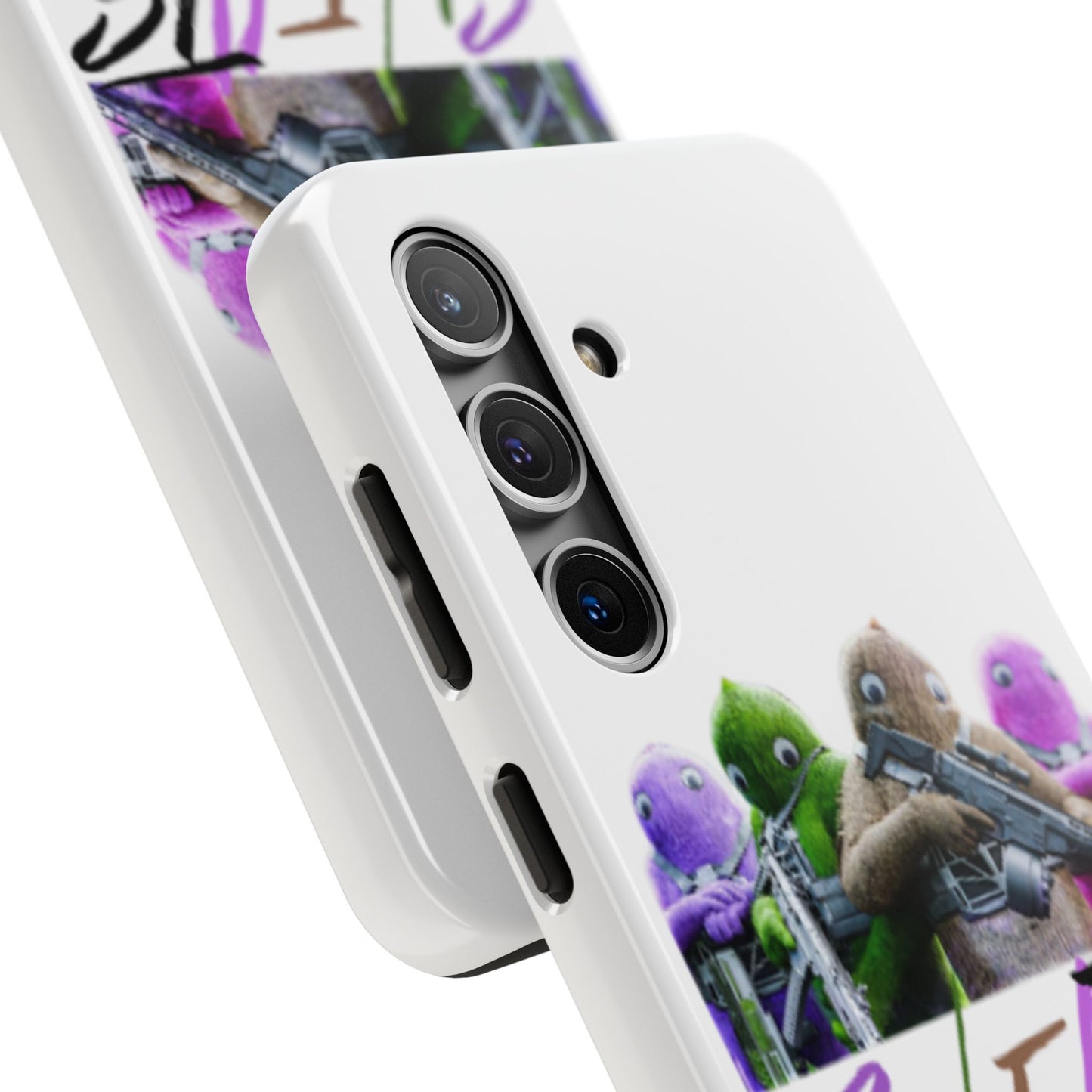 Cool Cartoon-Inspired Tough Phone Case - 'SWEATS'
