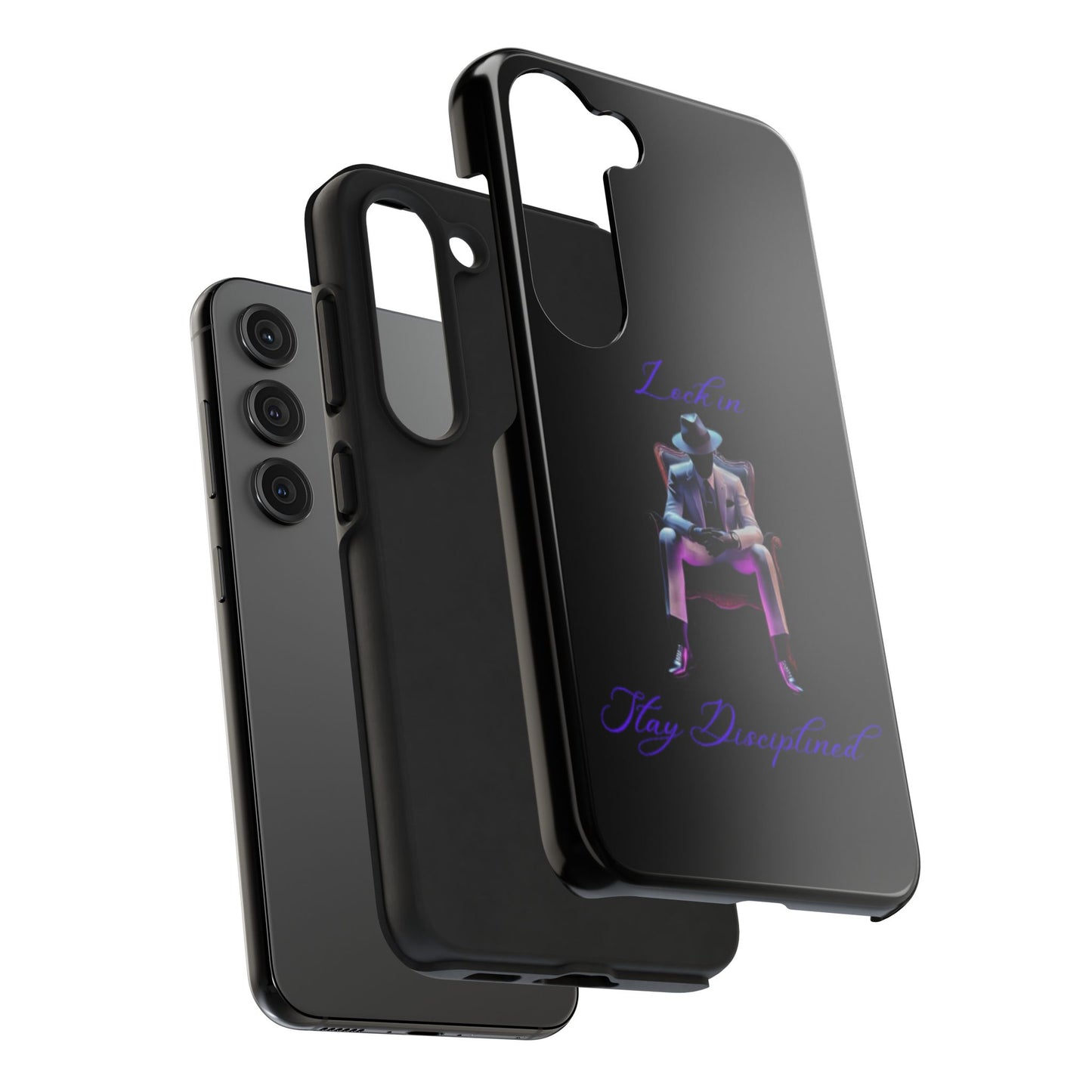 Phone case- Lock In, Stay DIsciplined Tough Phone Case - Durable Protection