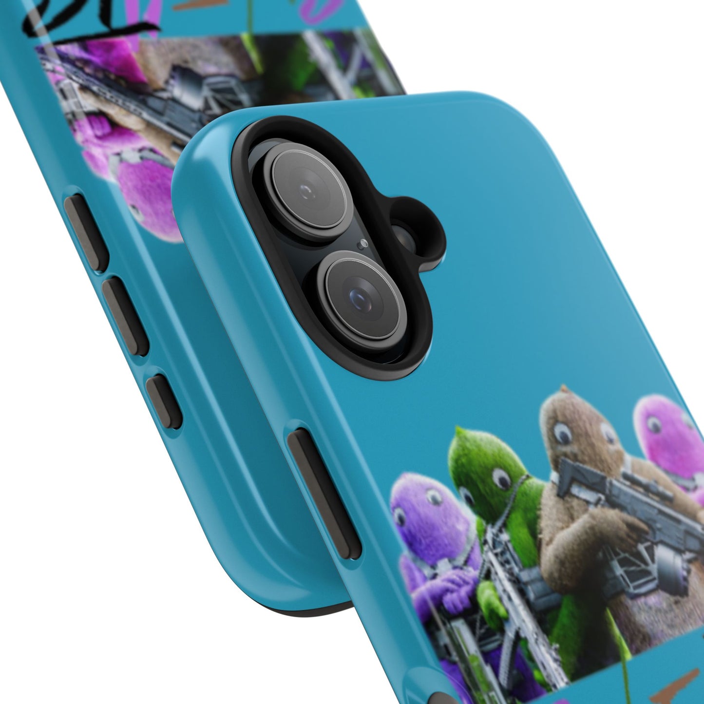 Cool Cartoon-Inspired Tough Phone Case - 'SWEATS'