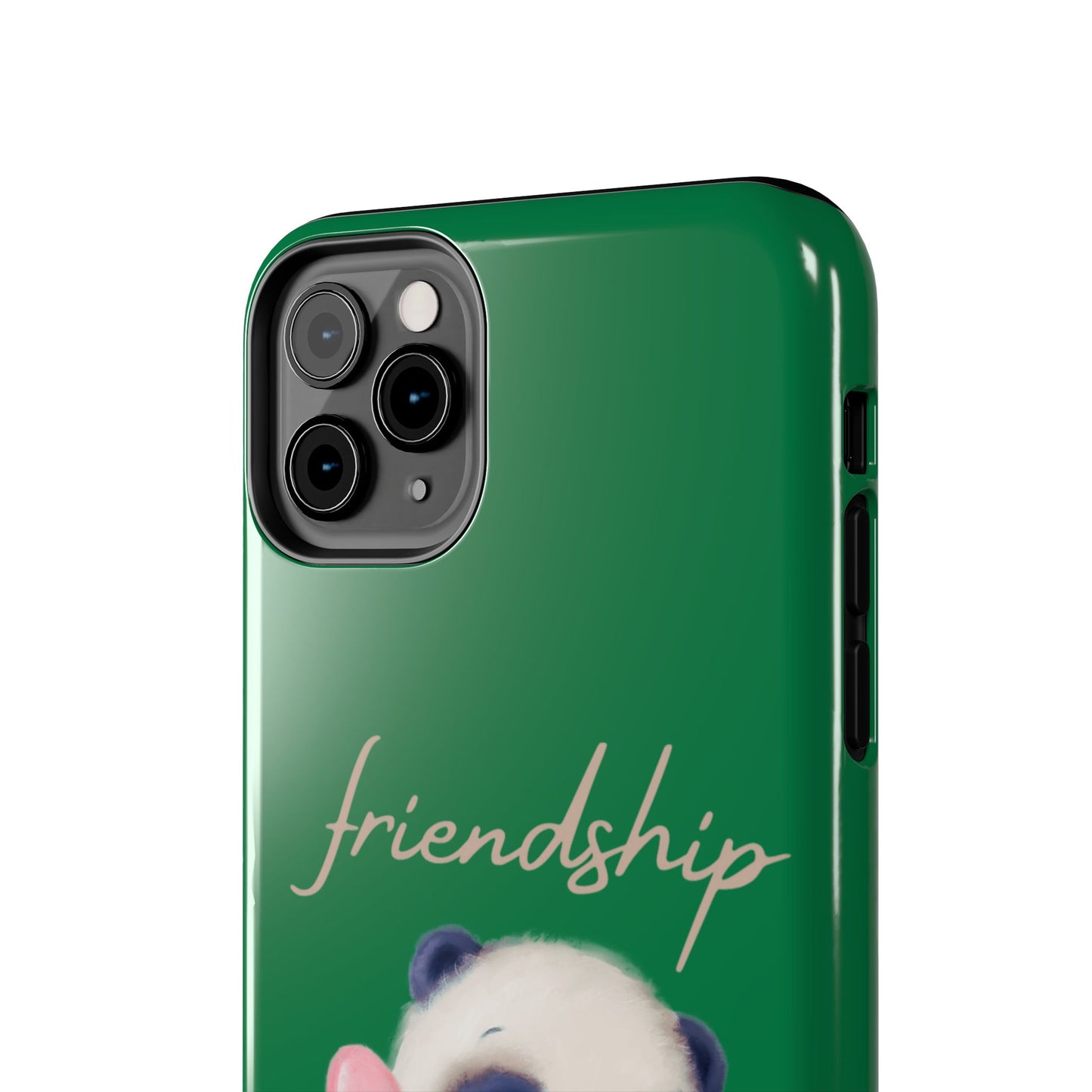 Phone case- Cute Panda Friendship Tough Phone Case - Durable Protection