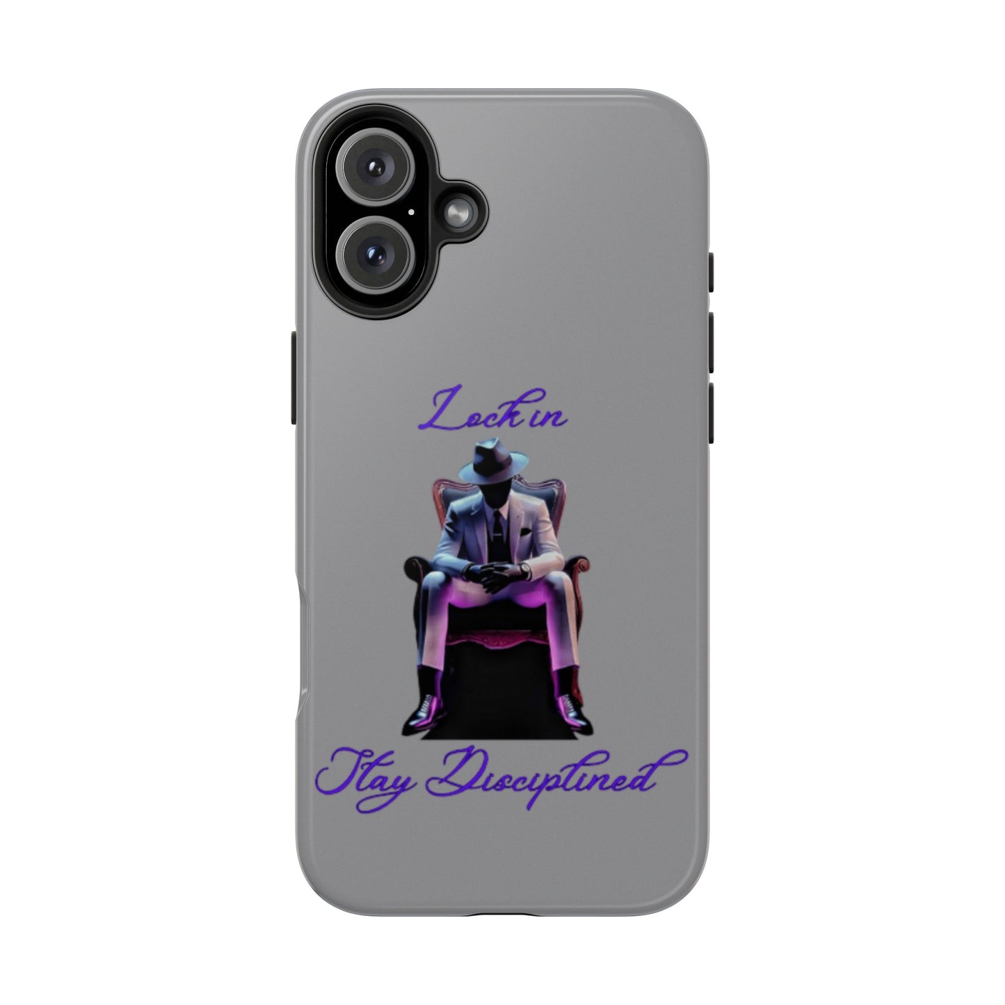 Phone case- Lock In, Stay Disciplined Tough Phone Case - Durable Protection