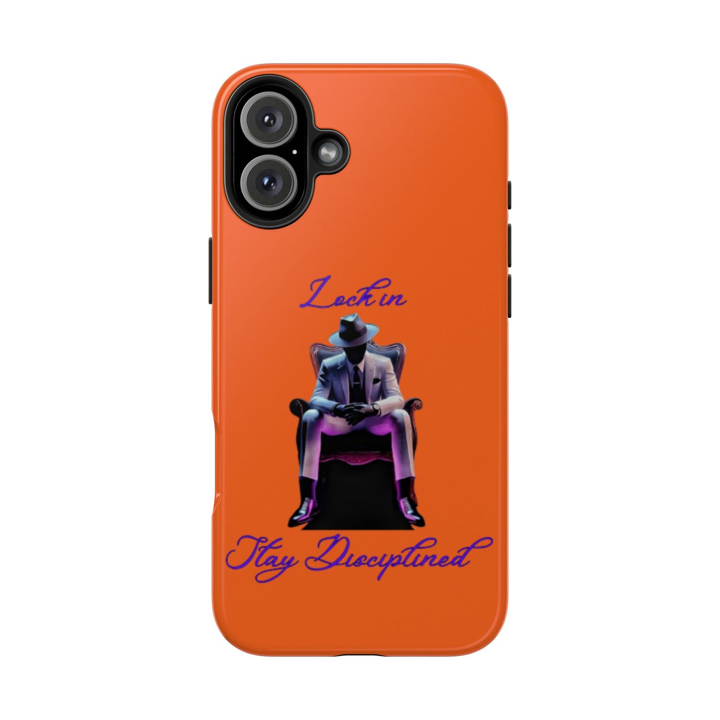 Phone case- Lock In, Stay discipline Tough Phone Case - Durable Protection