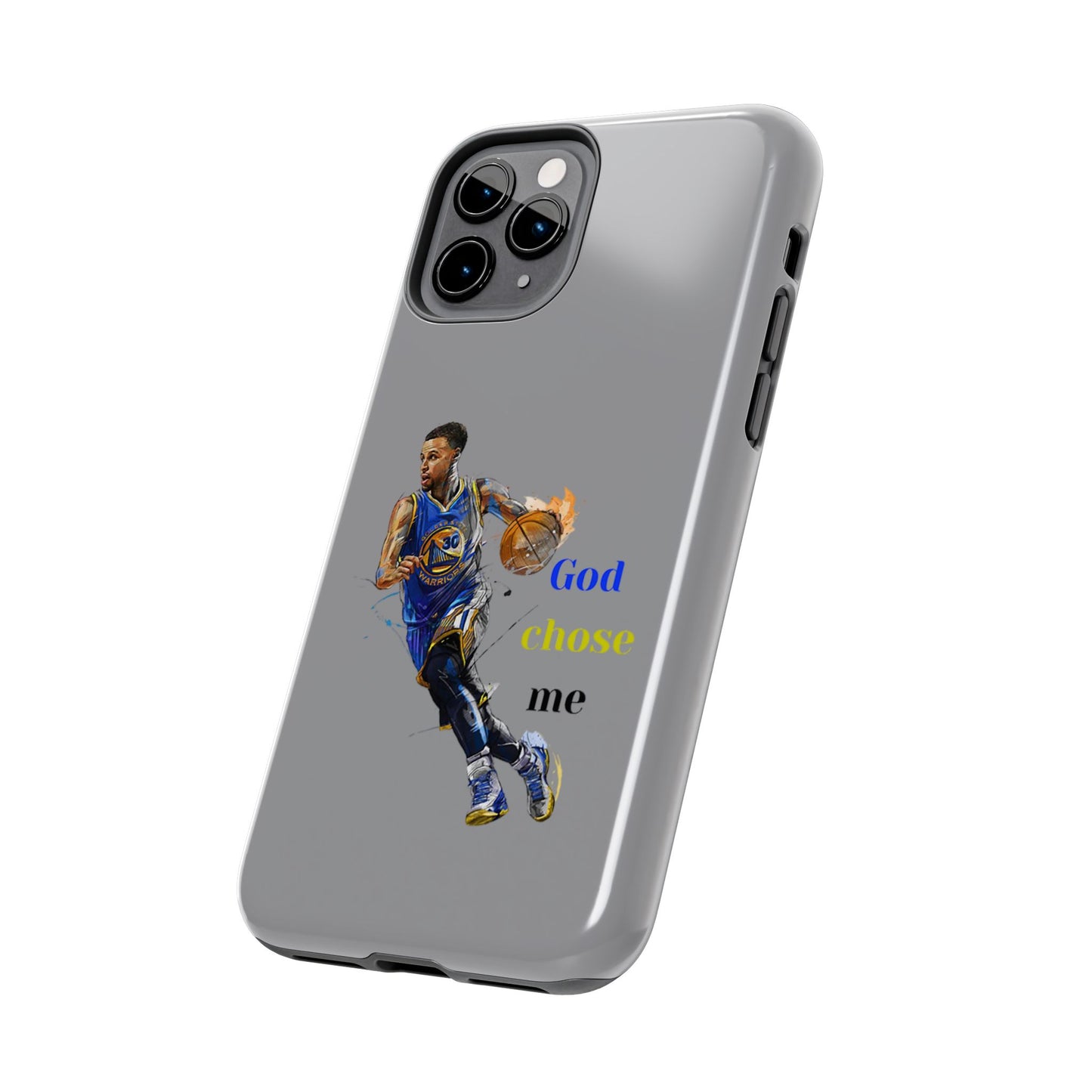 Phone case- God Chose Me Tough Phone Case - Durable Protection