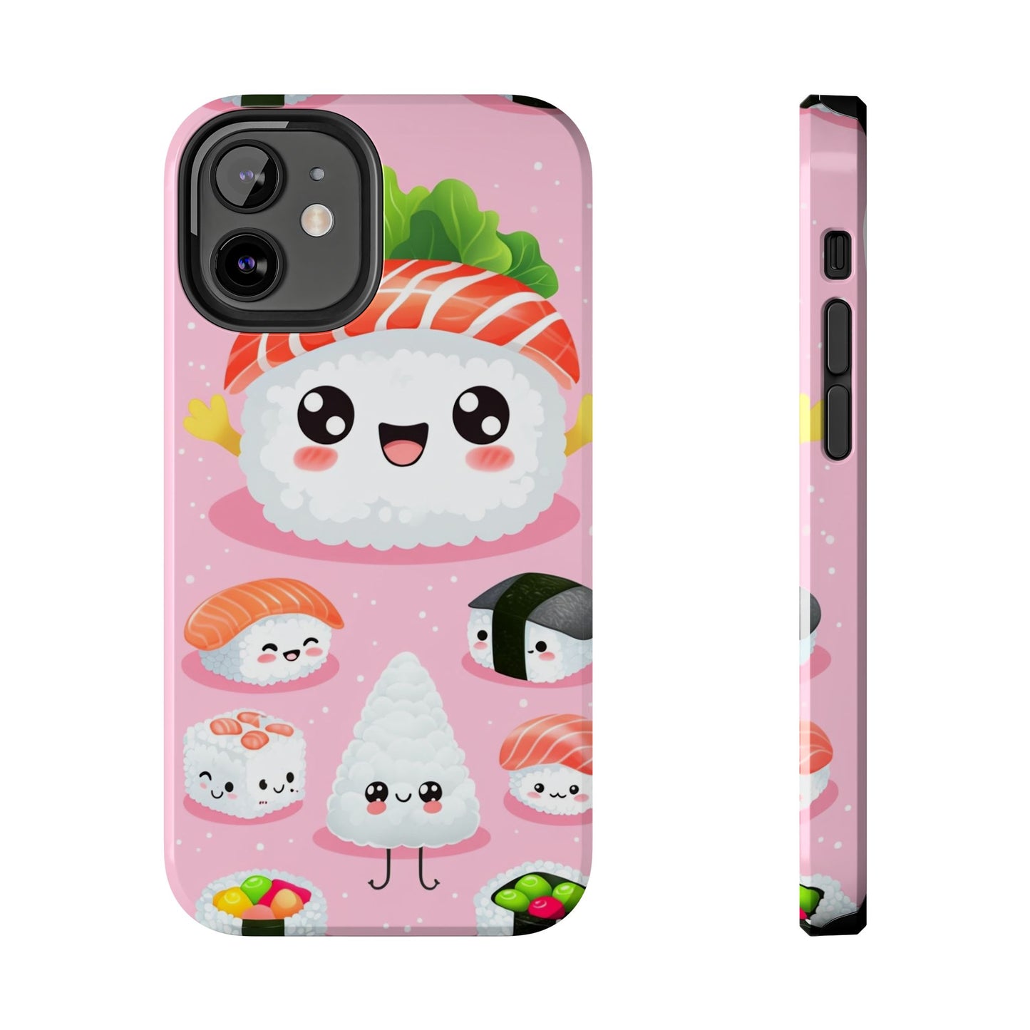 Adorable Sushi Tough Phone Case | Cute Kawaii Design for Food Lovers