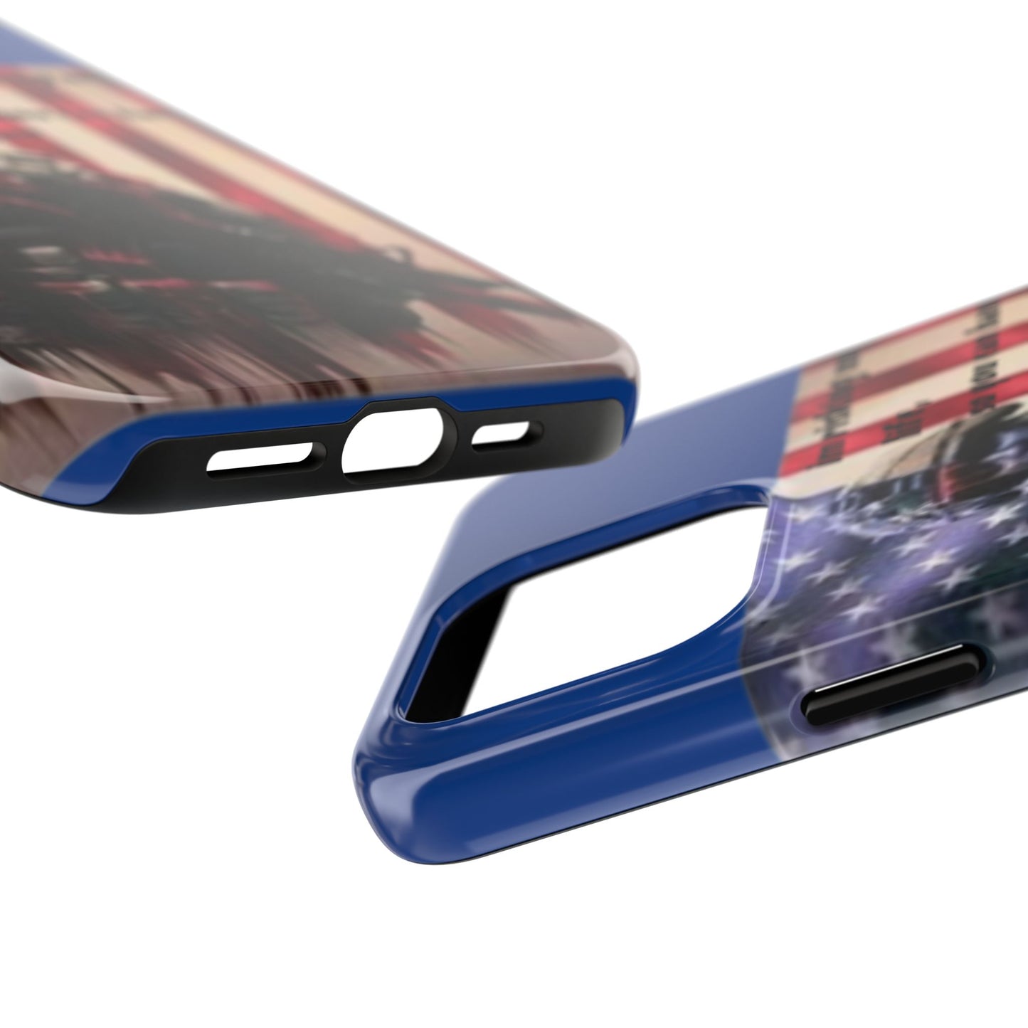 Patriotic Tough Phone Case - 'I'm Risking My Life' Design