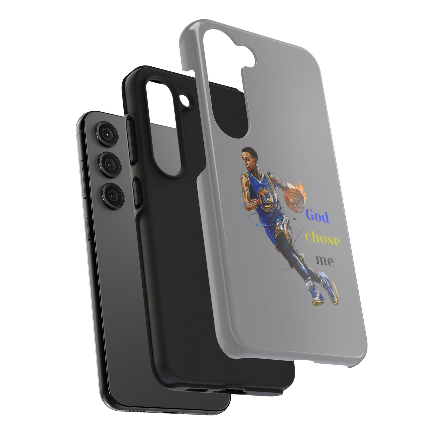 Phone case- God Chose Me Tough Phone Case - Durable Protection