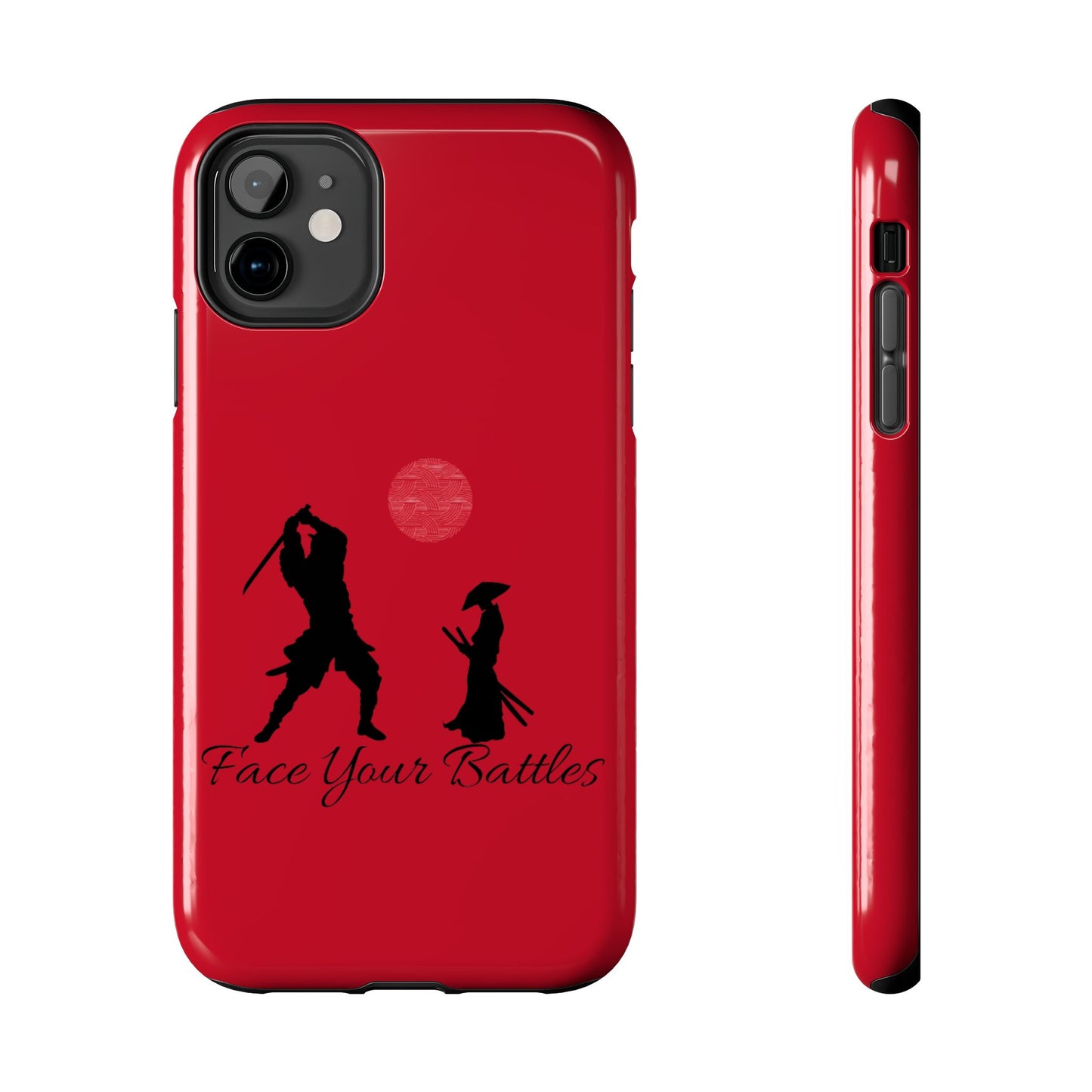 Phone case- Face Your Battles Tough Phone Case - Durable Protection