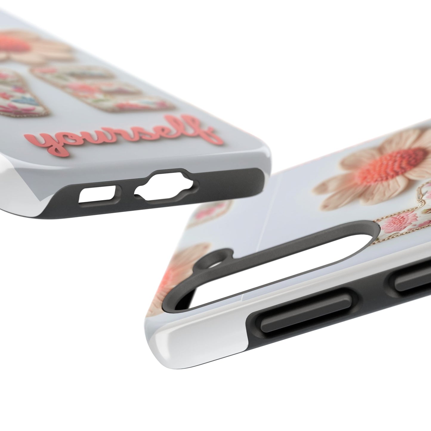 Floral 'Love Yourself' Tough Phone Case