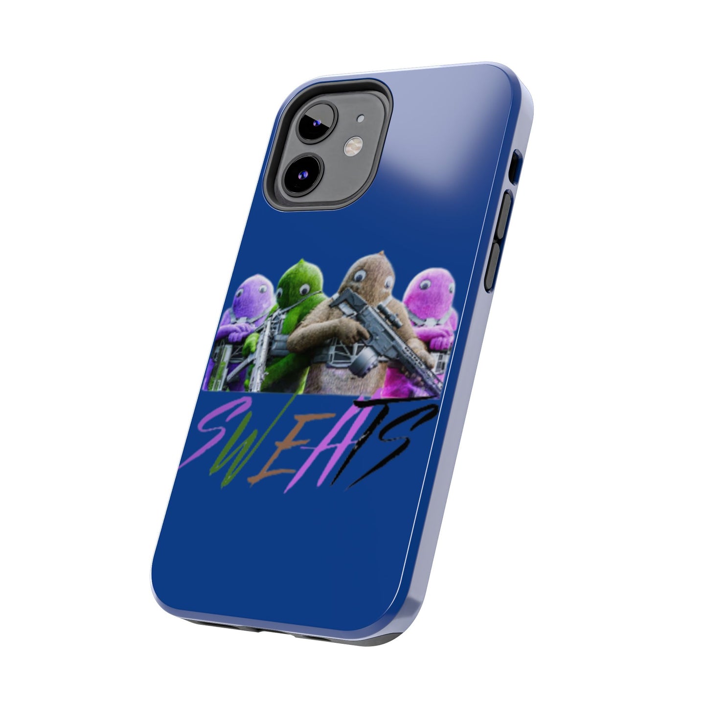 Cool Cartoon-Inspired Tough Phone Case - 'SWEATS'