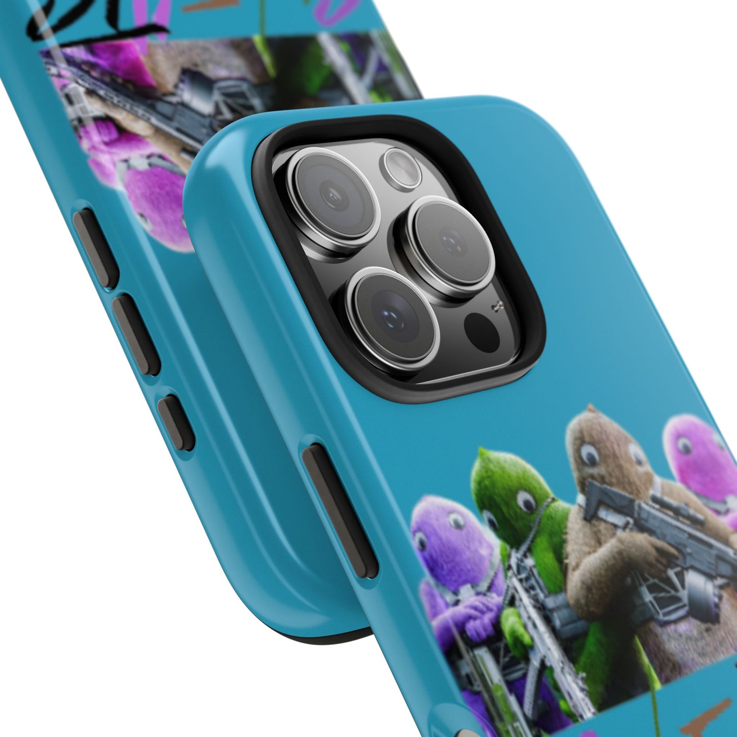 Cool Cartoon-Inspired Tough Phone Case - 'SWEATS'