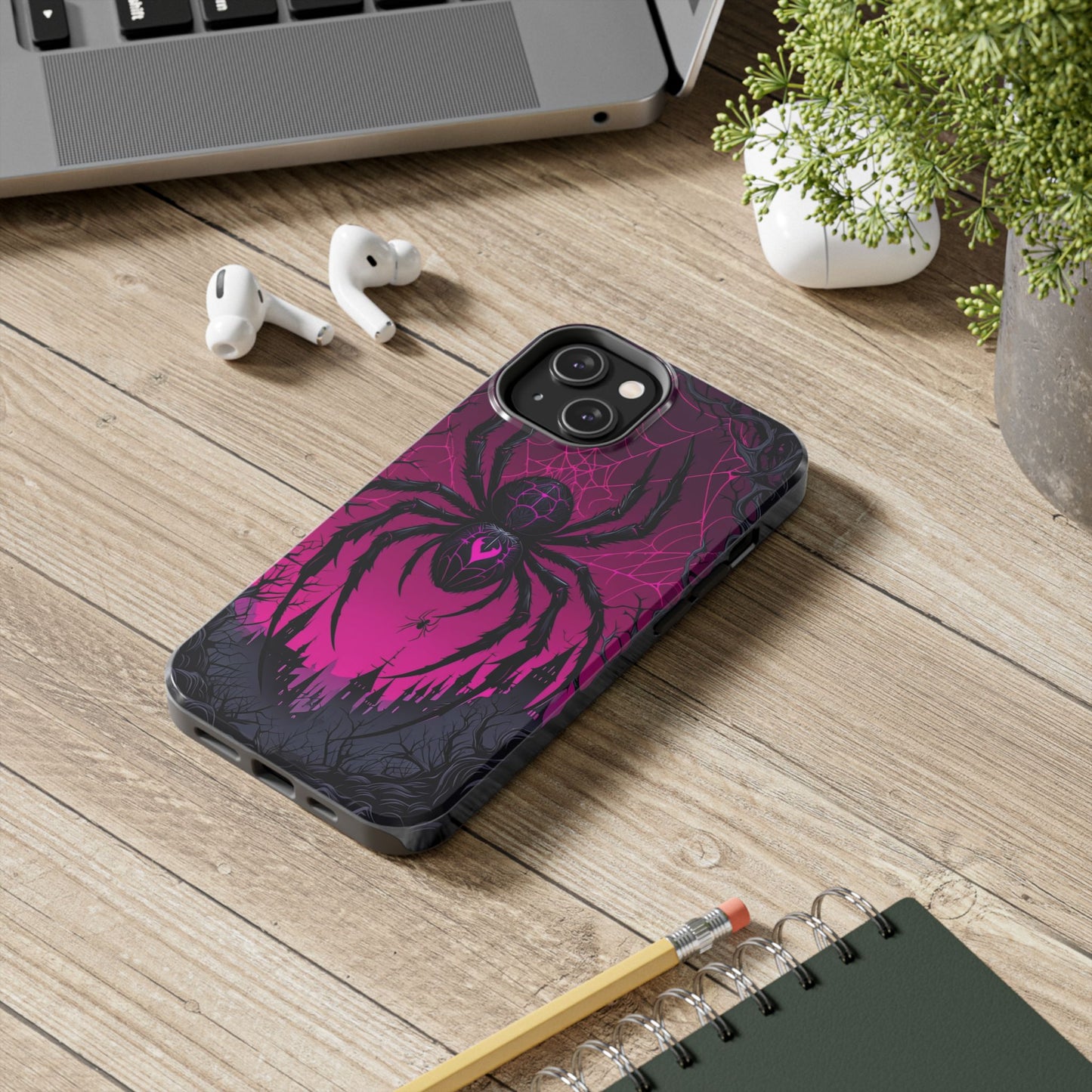 Gothic Spider Tough Phone Case