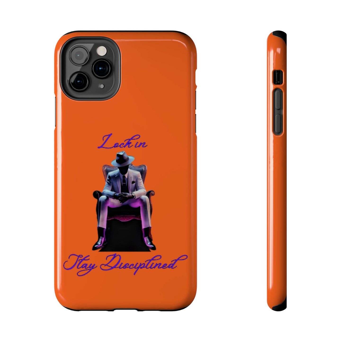 Phone case- Lock In, Stay discipline Tough Phone Case - Durable Protection