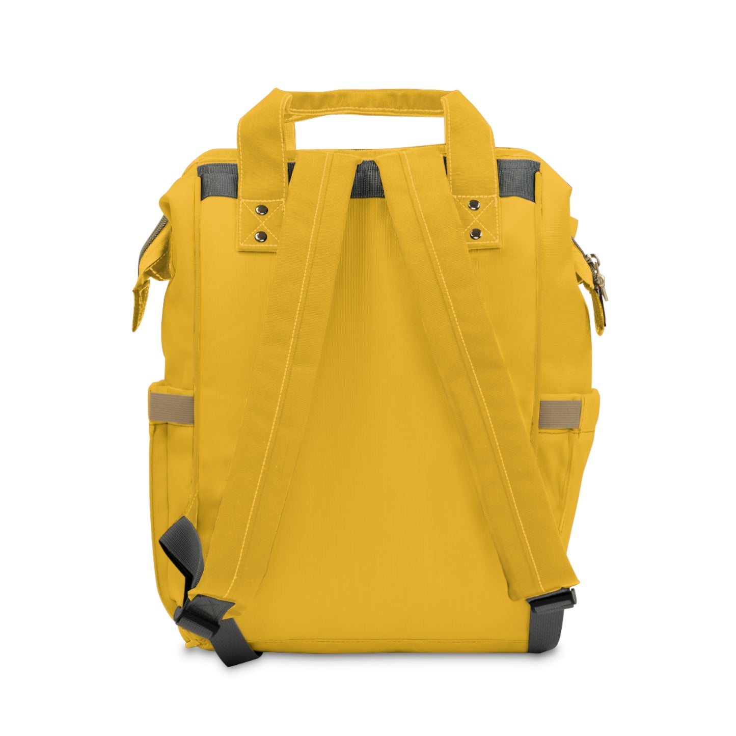 Bright Yellow Baby Mom Diaper Backpack with Ocean Theme | Perfect Baby Shark Bag for Moms ππΆ