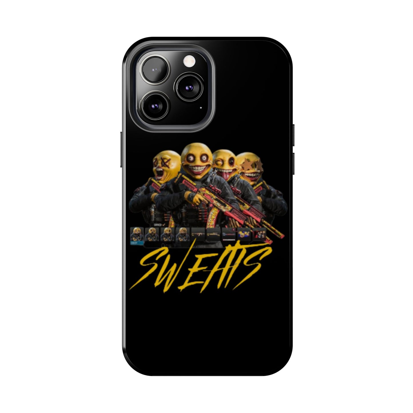 Tough Phone Cases - Bold 'SWEATS' Design for Gamers & Trendsetters