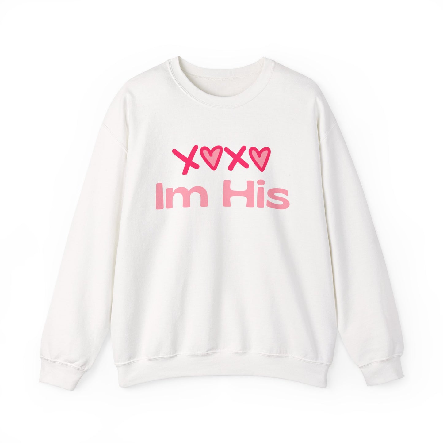 Cotton Blush XOXO Sweatshirt for Women – I’m His Romantic Everyday Lovewear