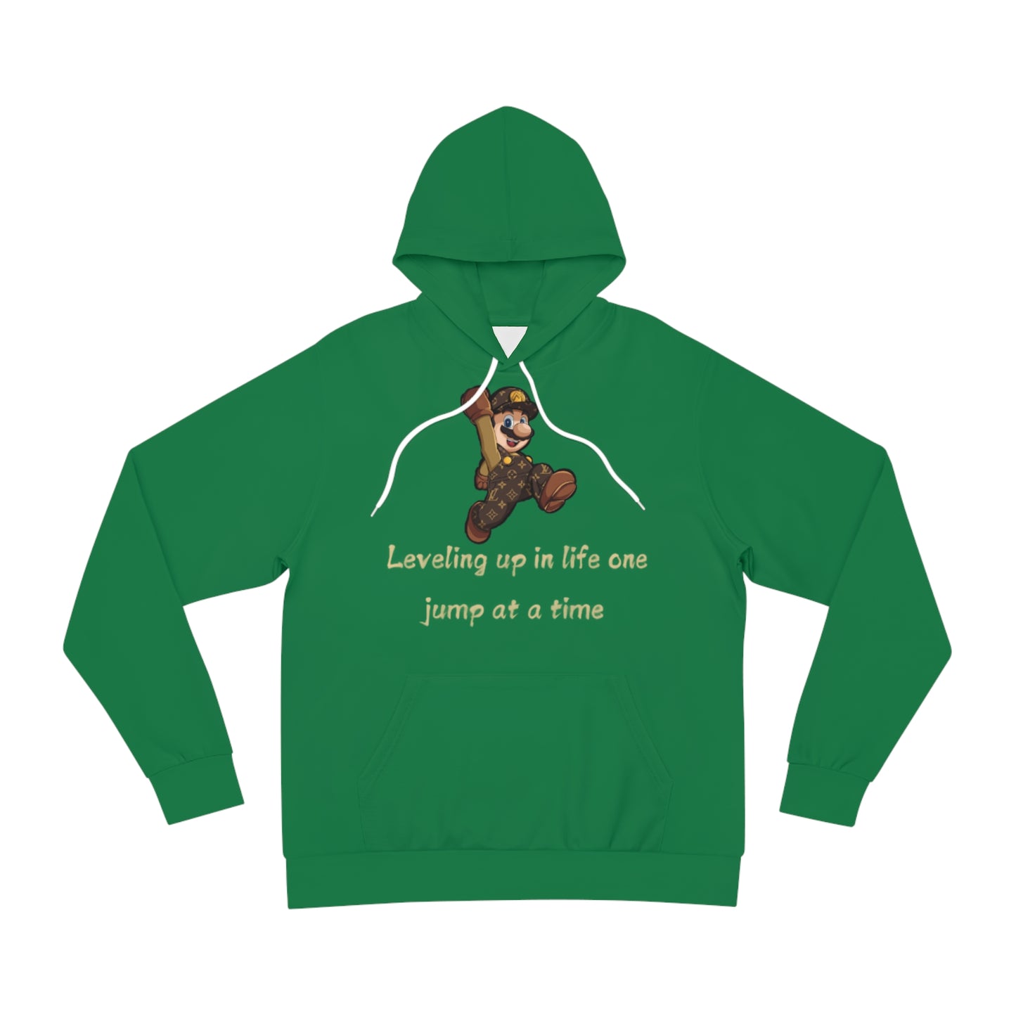 Arcade Circuit Green Hoodie for Men – Retro Gamer Level-Up Grind Mode Streetwear