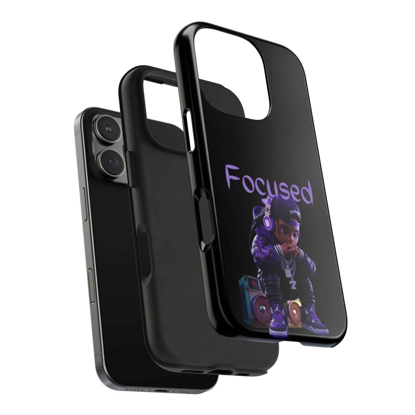 Phone case- Focused Tough Phone Case - Durable Protection