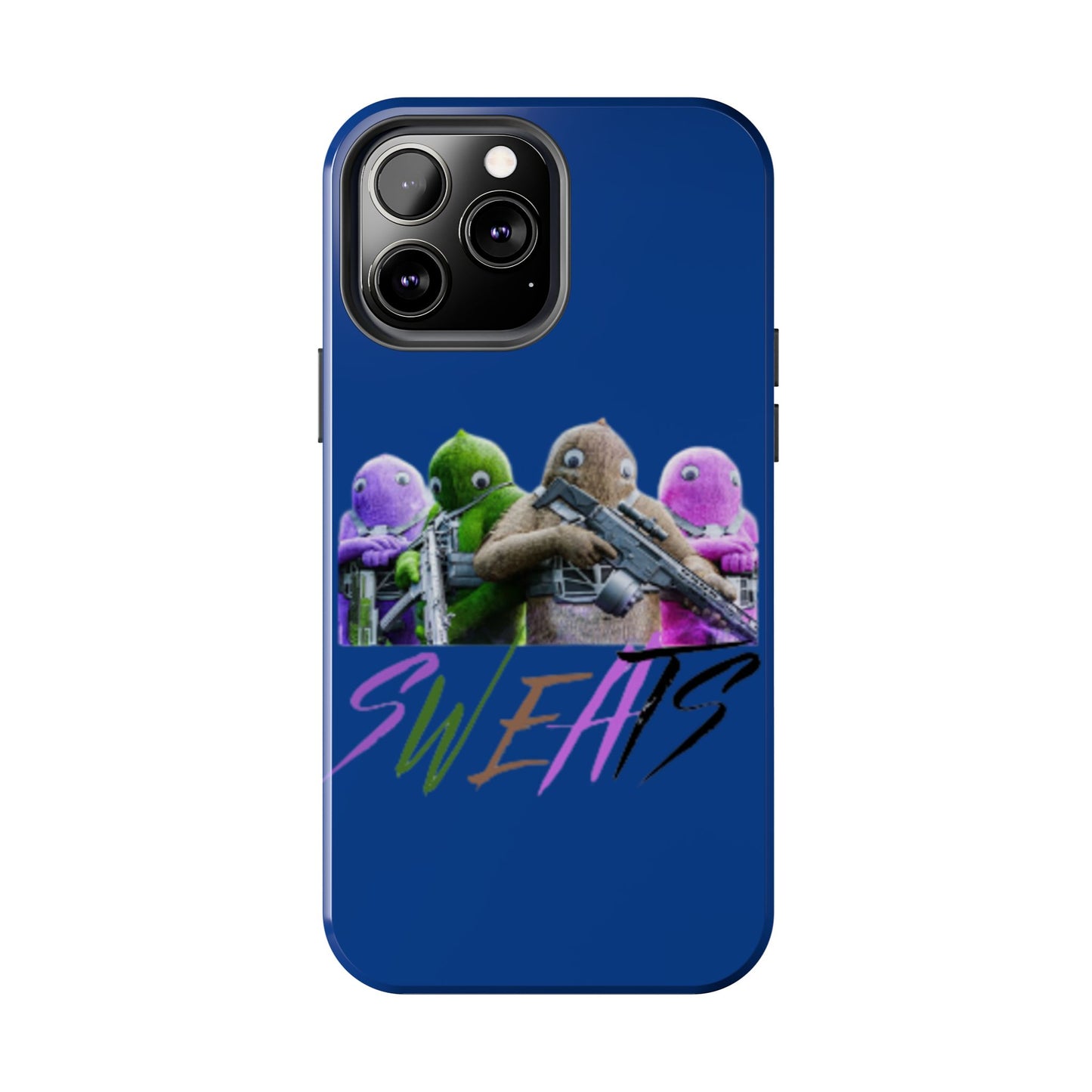 Cool Cartoon-Inspired Tough Phone Case - 'SWEATS'