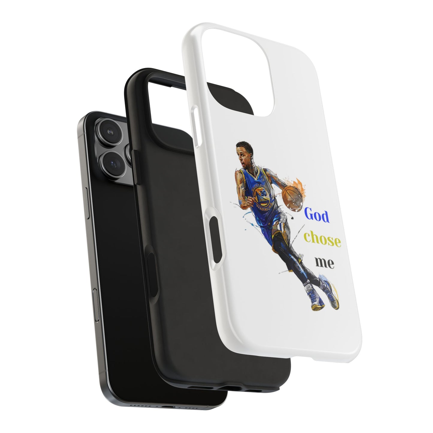 Phone case- God Chose Me Tough Phone Case - Durable Protection