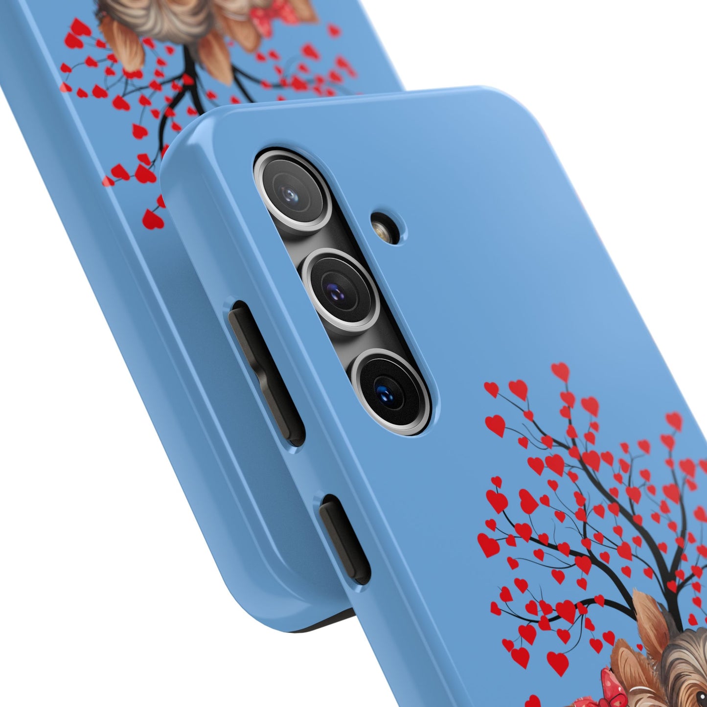 Cute Yorkshire Terrier Phone Case - "Value Each Other" Tough Case for Pet Lovers
