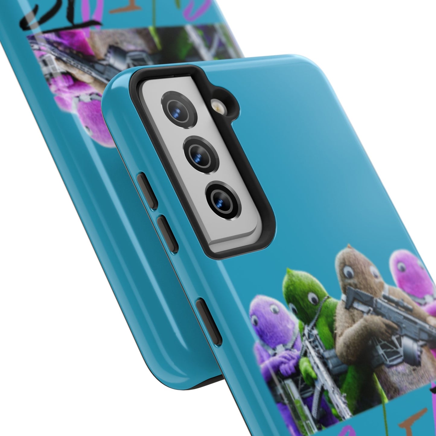 Cool Cartoon-Inspired Tough Phone Case - 'SWEATS'