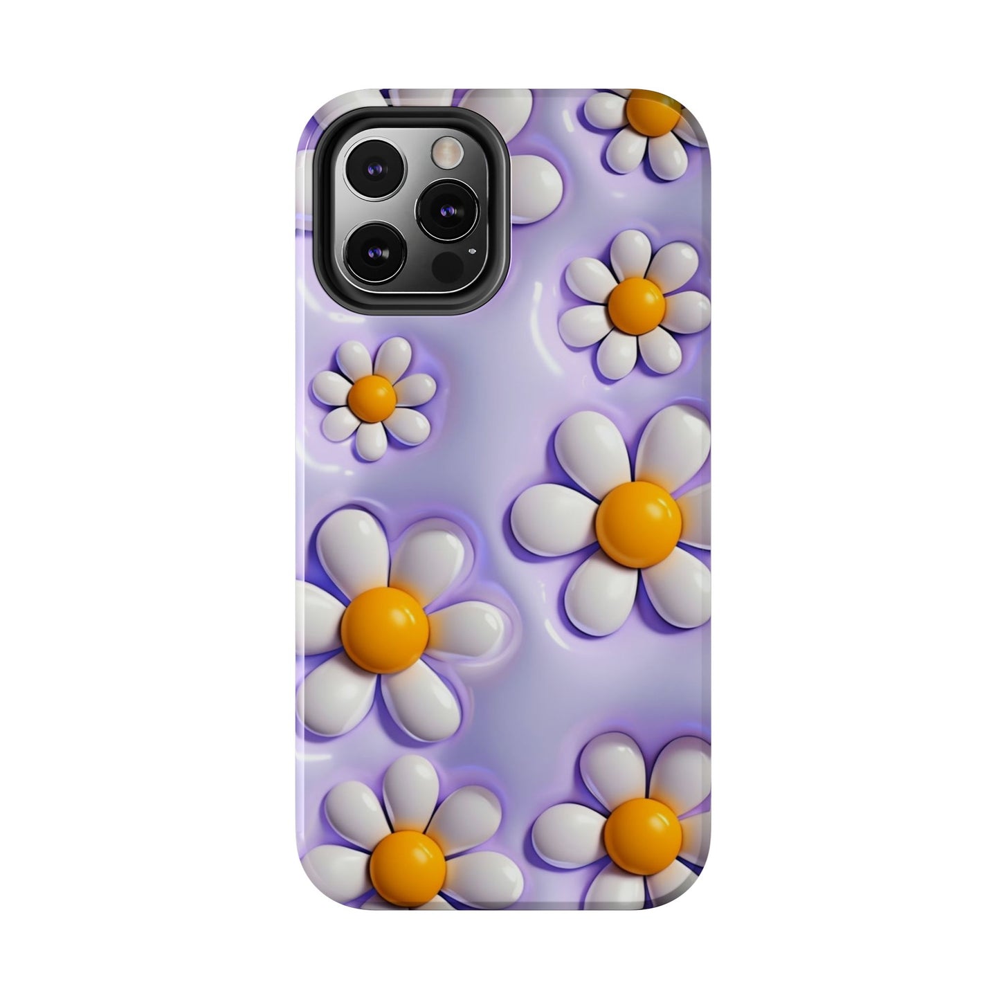 πΌ Floral Tough Phone Case β Vibrant Daisy Spring Design, for iPhones & Androids