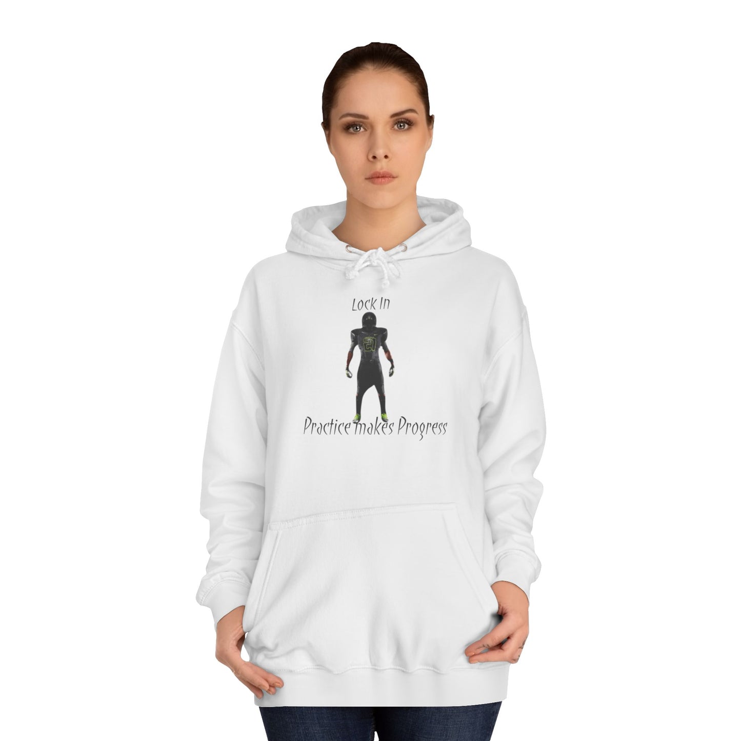 Iron Grey Men’s Motivational Sweater – "Practice Makes Progress" Inspirational Pullover