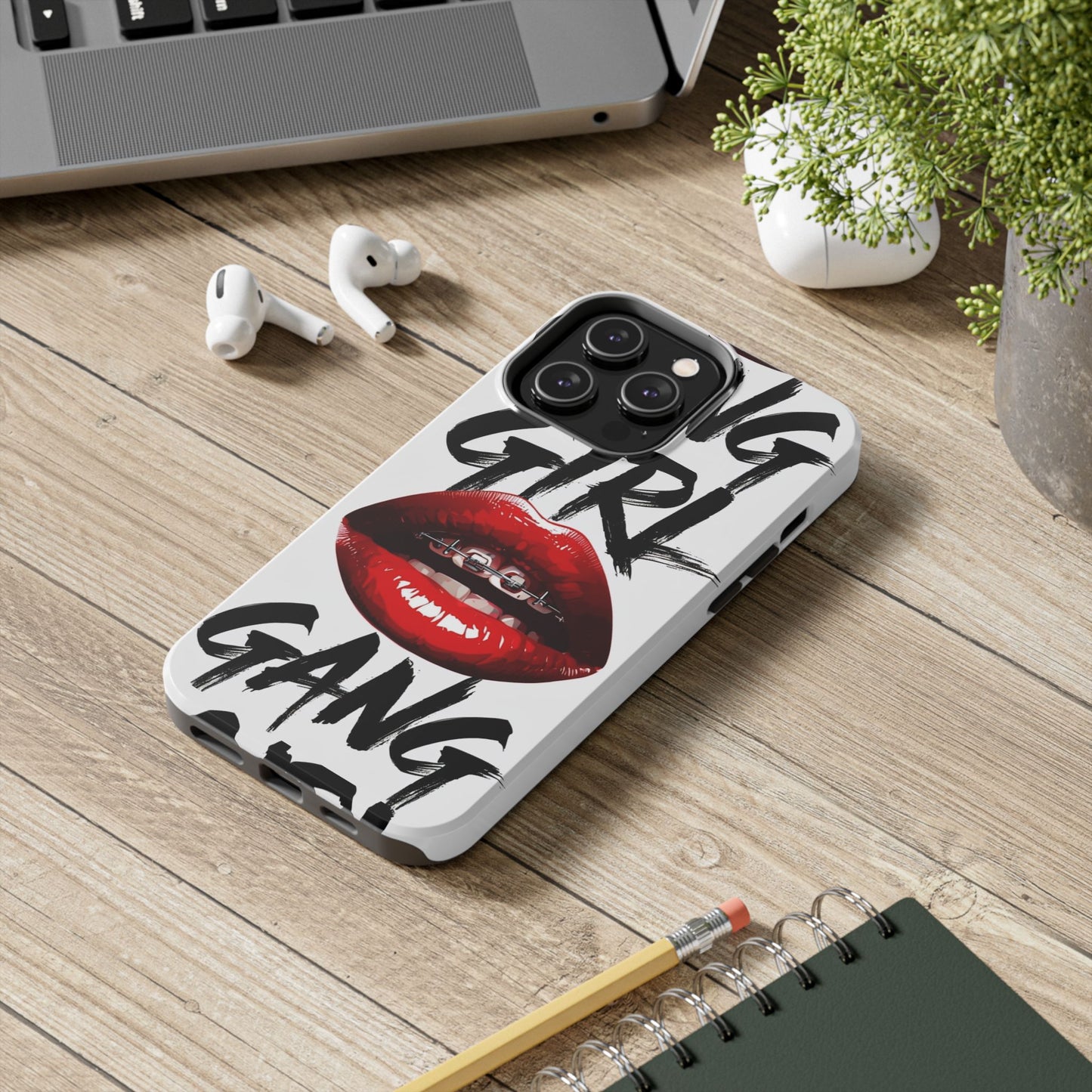 Bold 'Girl Gang' Tough Phone Case – Protective and Stylish Accessory for Trendsetters