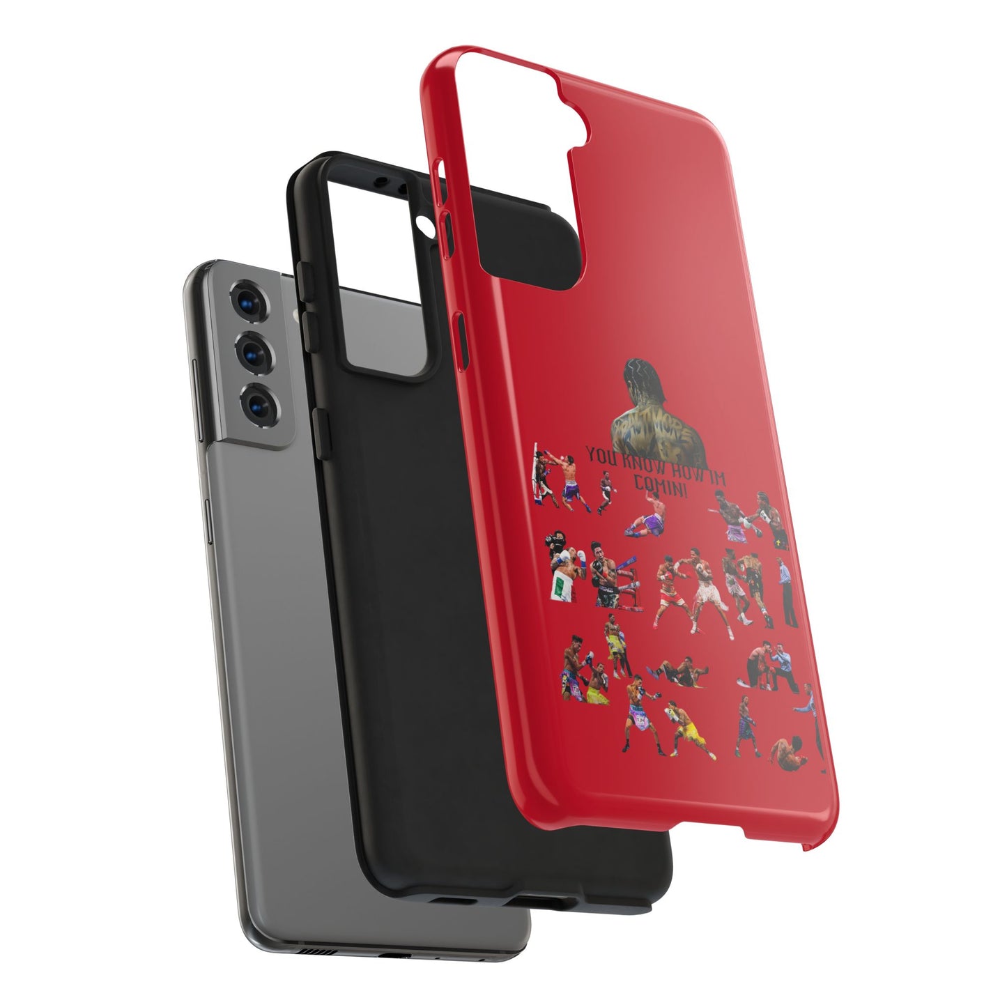 Phone case- You Know How I'm Comin' Tough Phone Case - Durable Protection