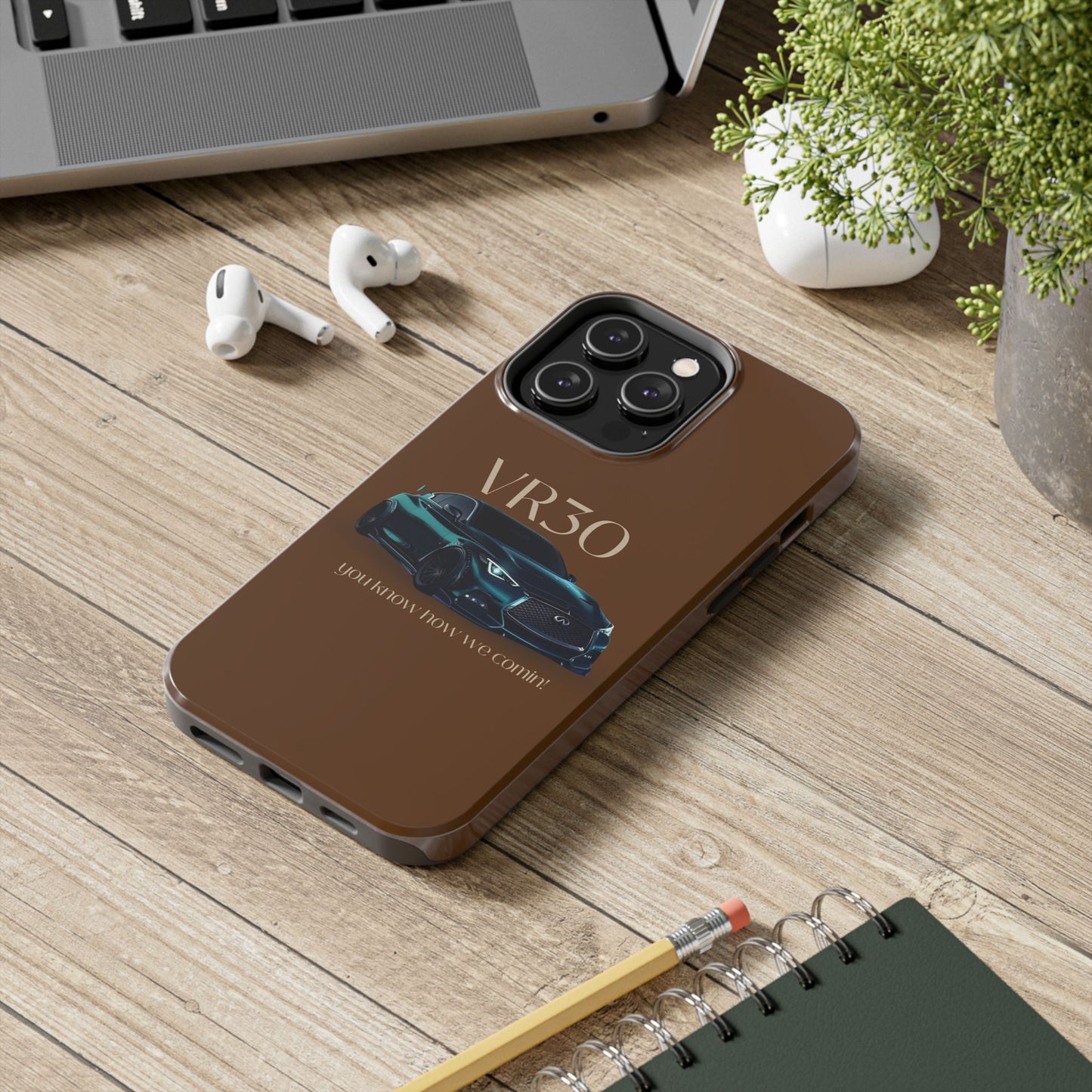VR30 Sports Car Tough Phone Case - Stylish and Durable Protection for Car Enthusiasts