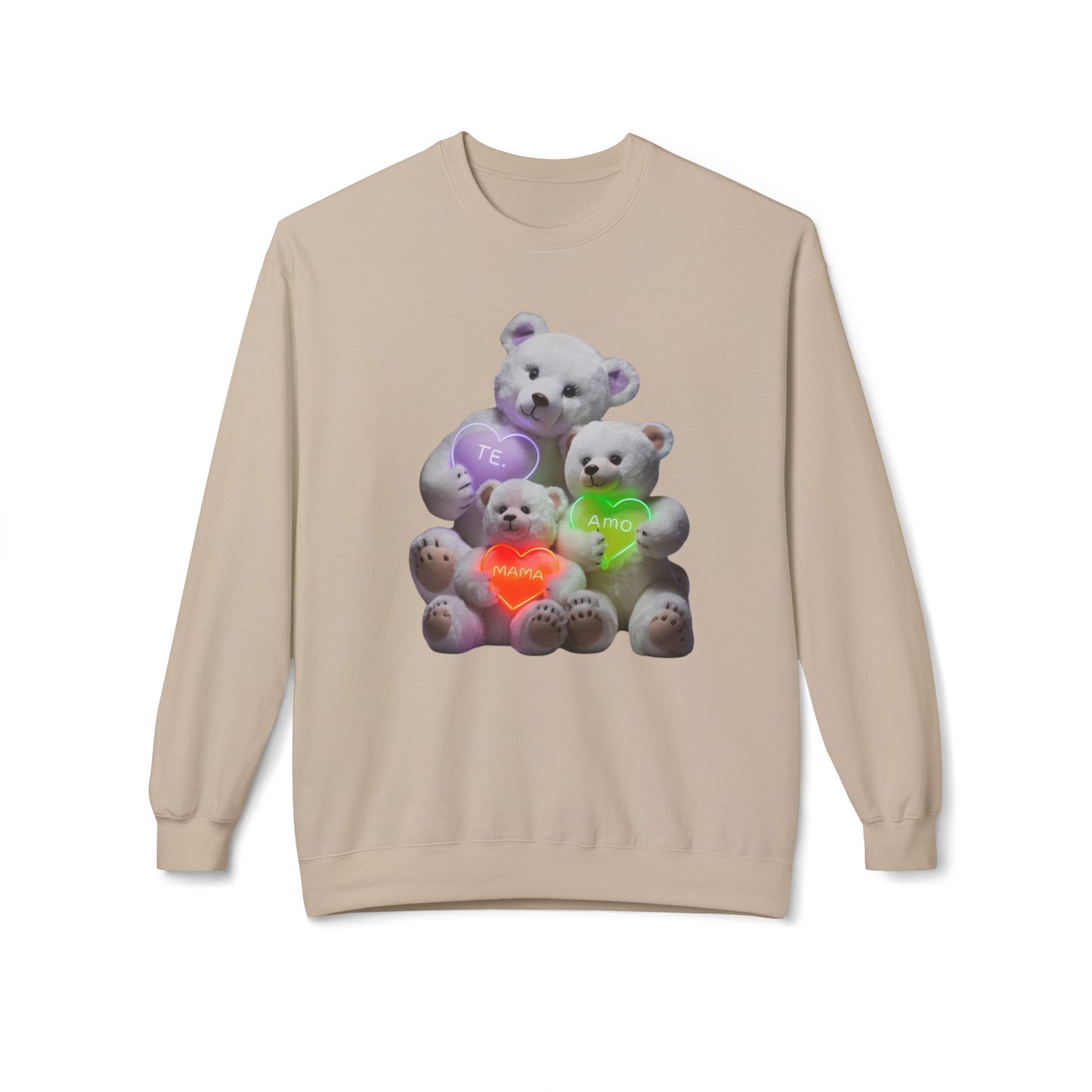 Cute Teddy Bears White Sweatshirt - Perfect Gift for Kids and Teens