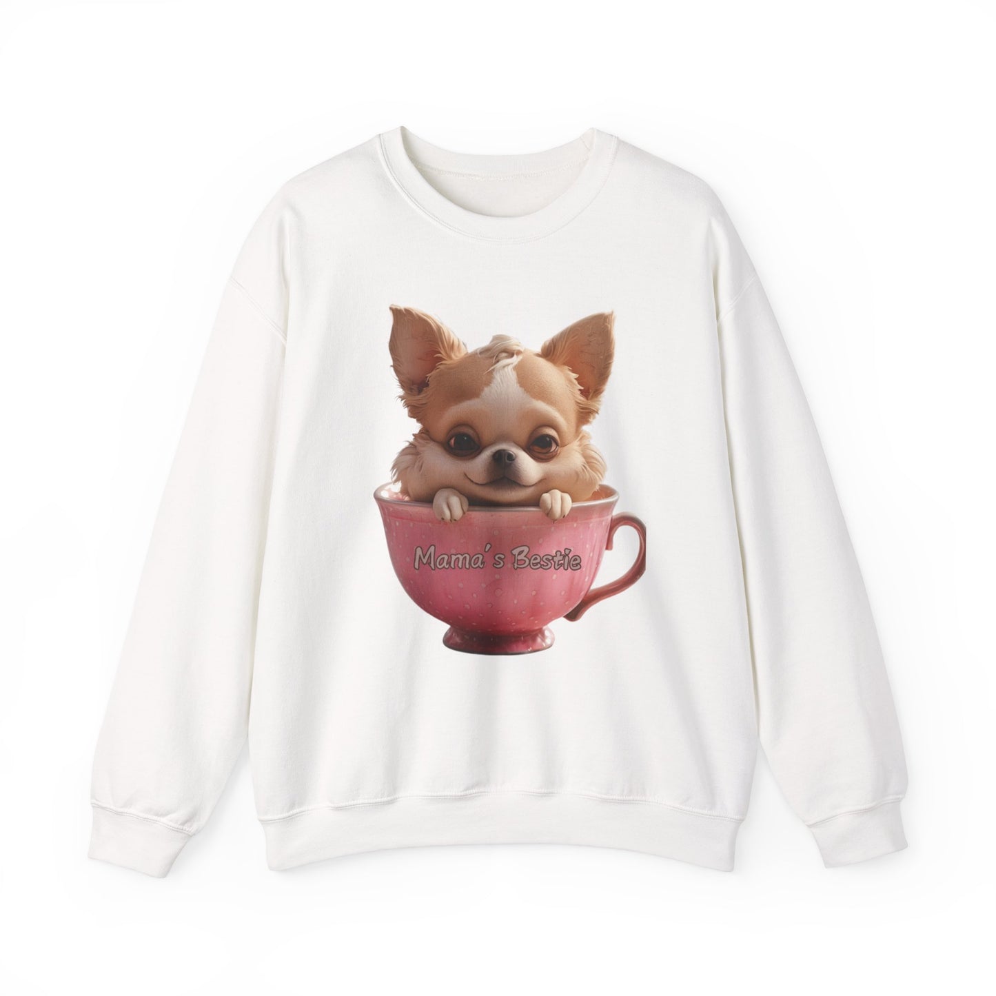 🐶 Cute Dog "Mama’s Bestie" Sweater – Cozy & Stylish for Dog Lovers! 🐶