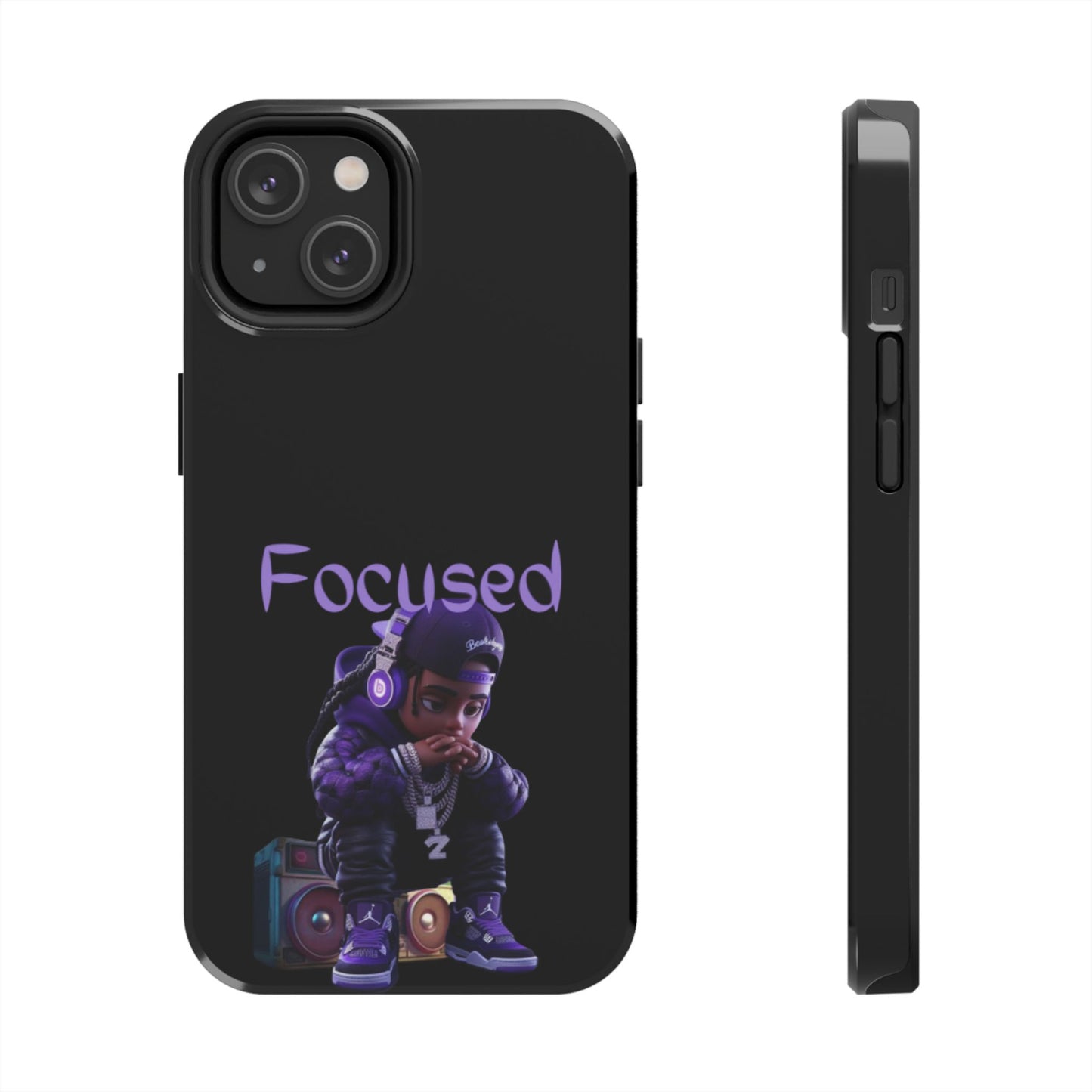 Phone case- Focused Tough Phone Case - Durable Protection