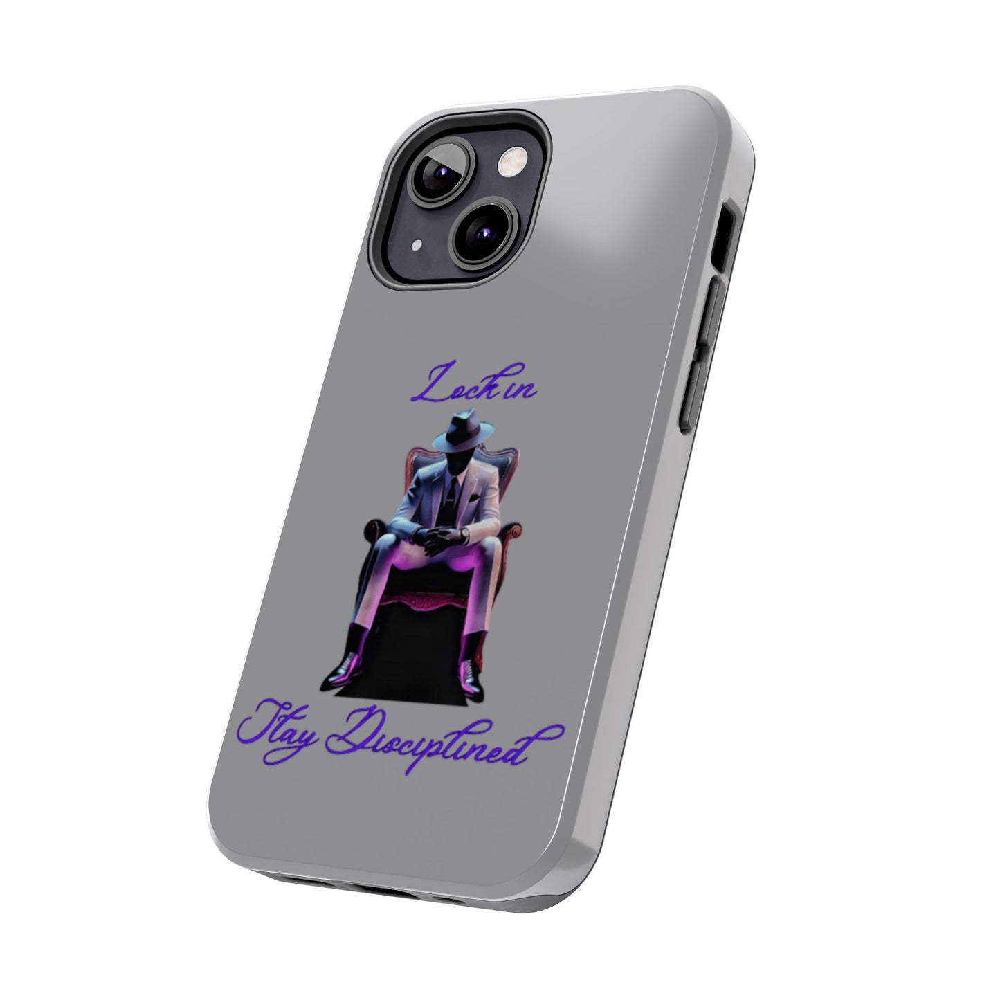 Phone case- Lock In, Stay Disciplined Tough Phone Case - Durable Protection