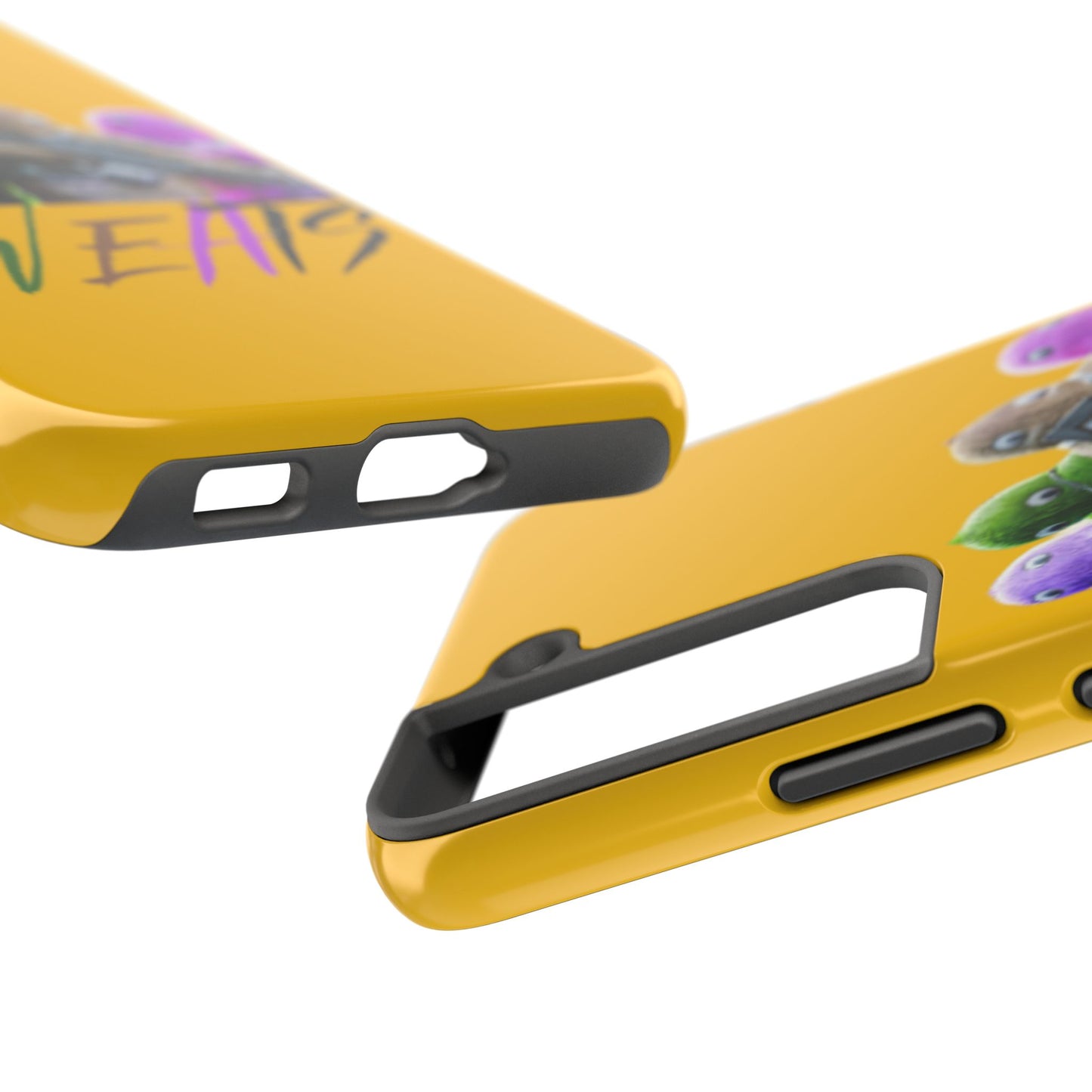 Cool Cartoon-Inspired Tough Phone Case - 'SWEATS'