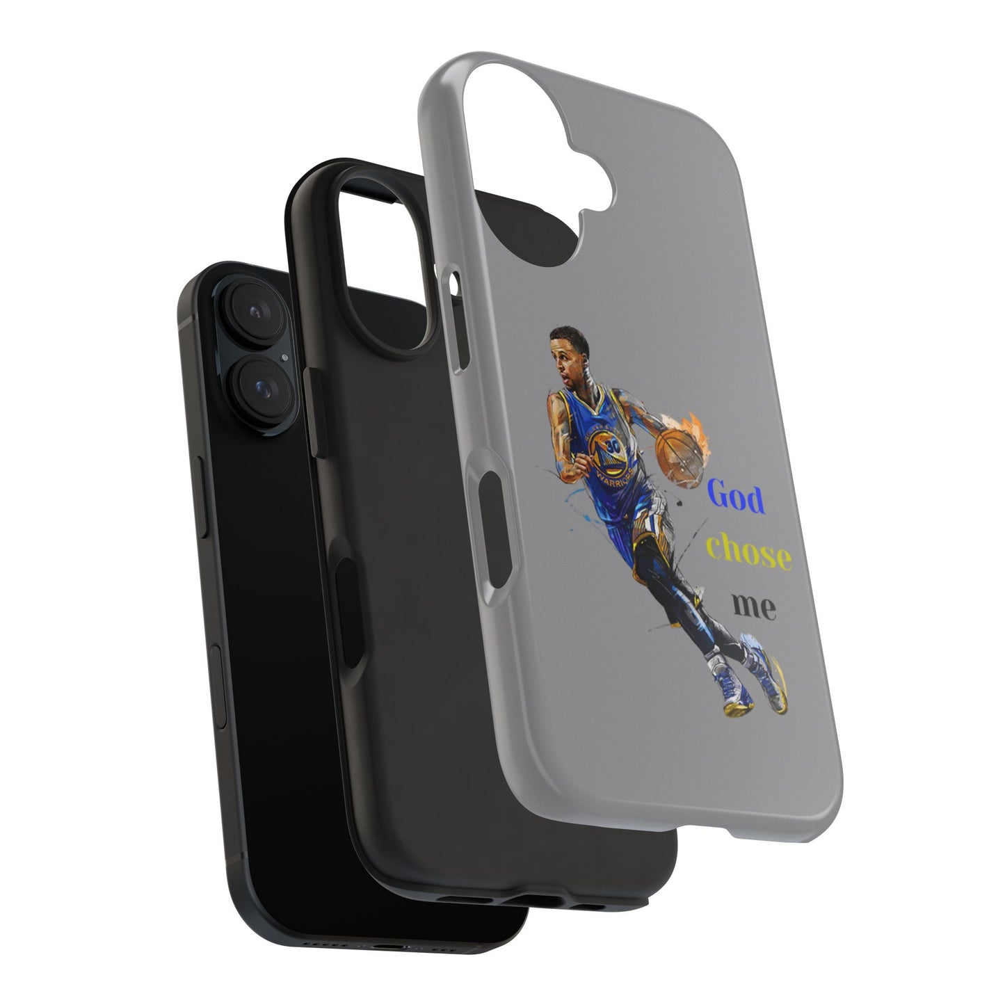 Phone case- God Chose Me Tough Phone Case - Durable Protection
