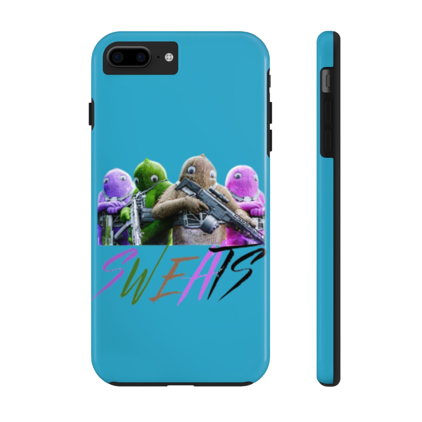 Cool Cartoon-Inspired Tough Phone Case - 'SWEATS'