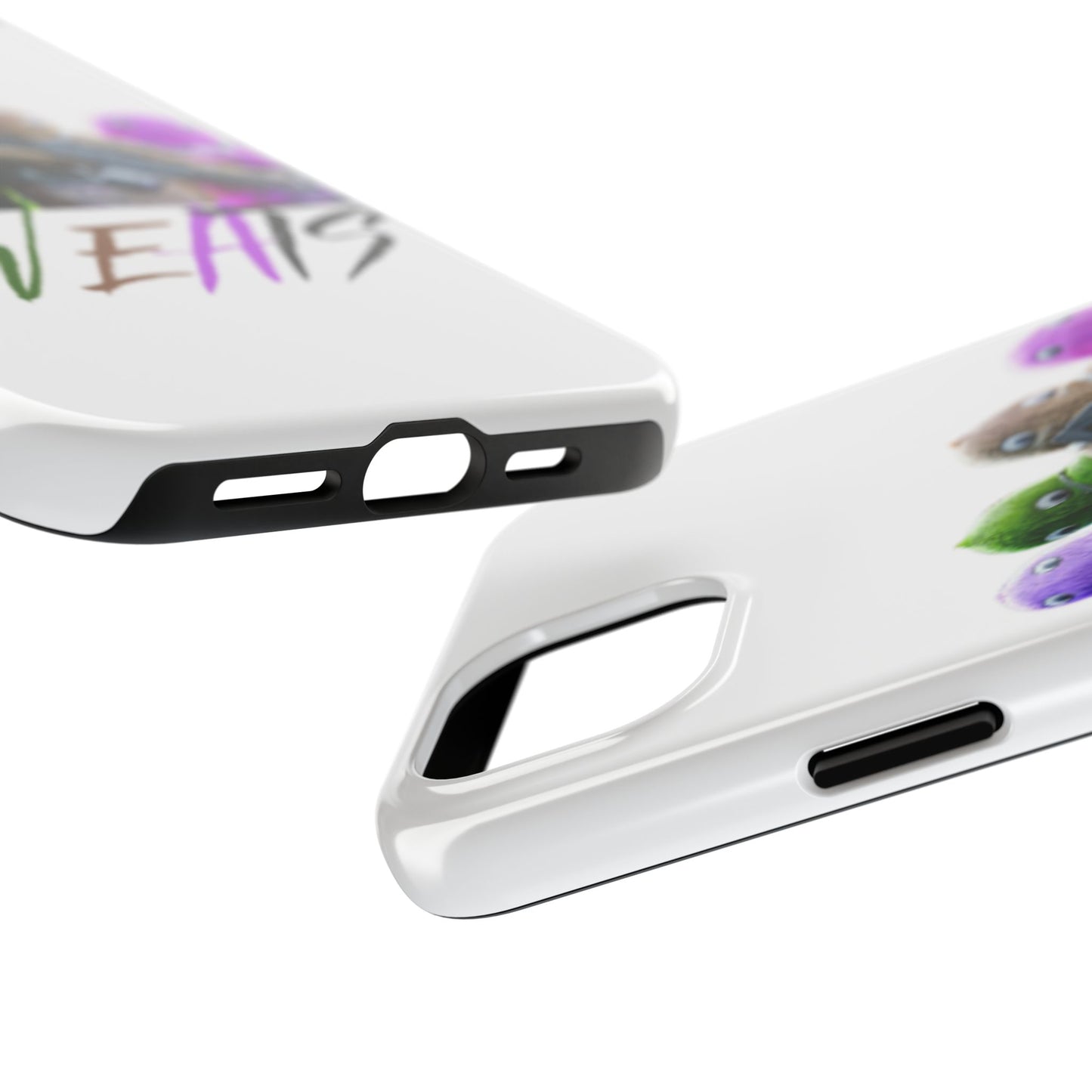 Cool Cartoon-Inspired Tough Phone Case - 'SWEATS'