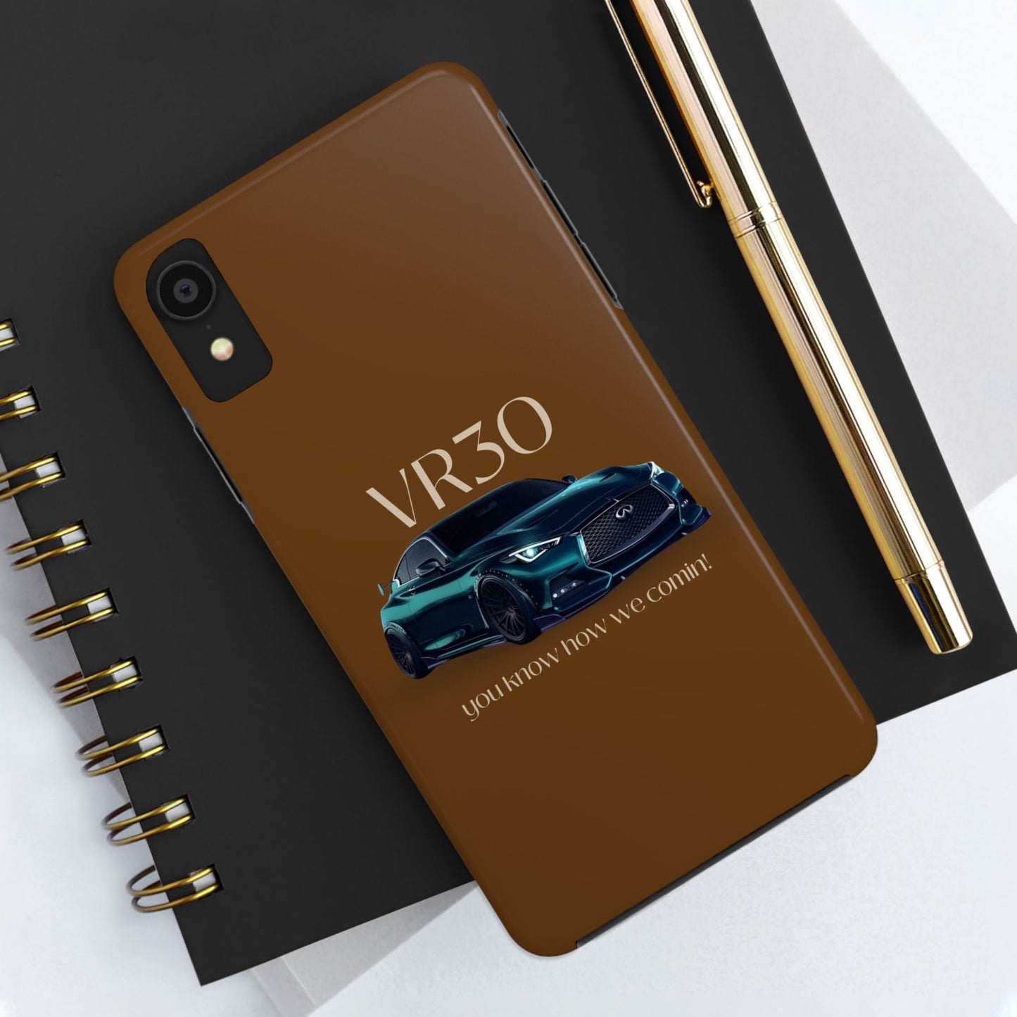 VR30 Sports Car Tough Phone Case - Stylish and Durable Protection for Car Enthusiasts