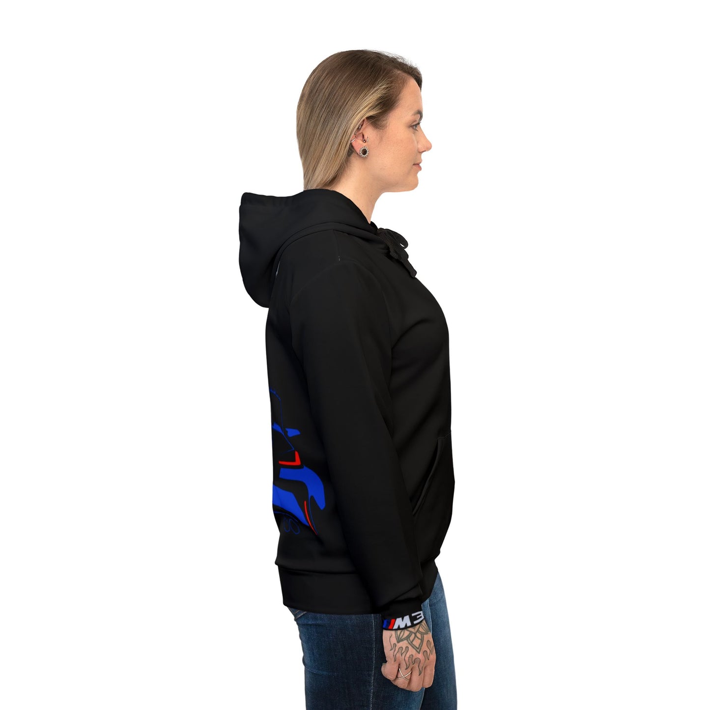 Luxury Blue BMW-Inspired Hoodie for Men & Women – Sleek Performance Automotive Streetwear
