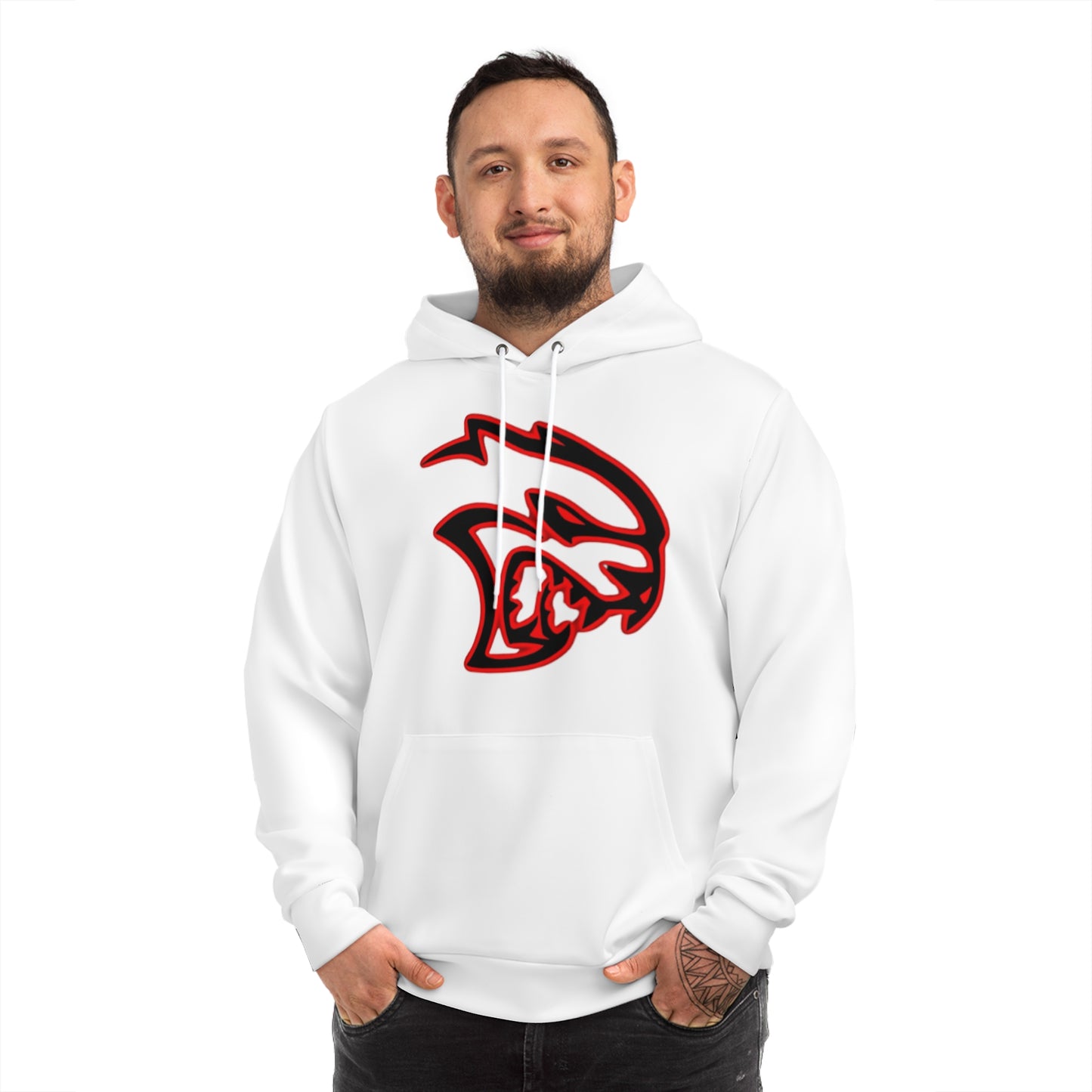 Frostbite White Hoodie for Men & Women – Hellcat Fans High-Performance Speed Culture Wear