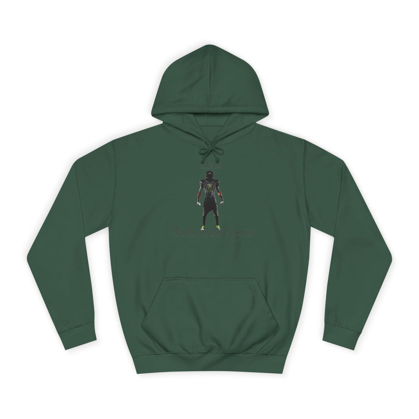Iron Grey Men’s Motivational Sweater – "Practice Makes Progress" Inspirational Pullover
