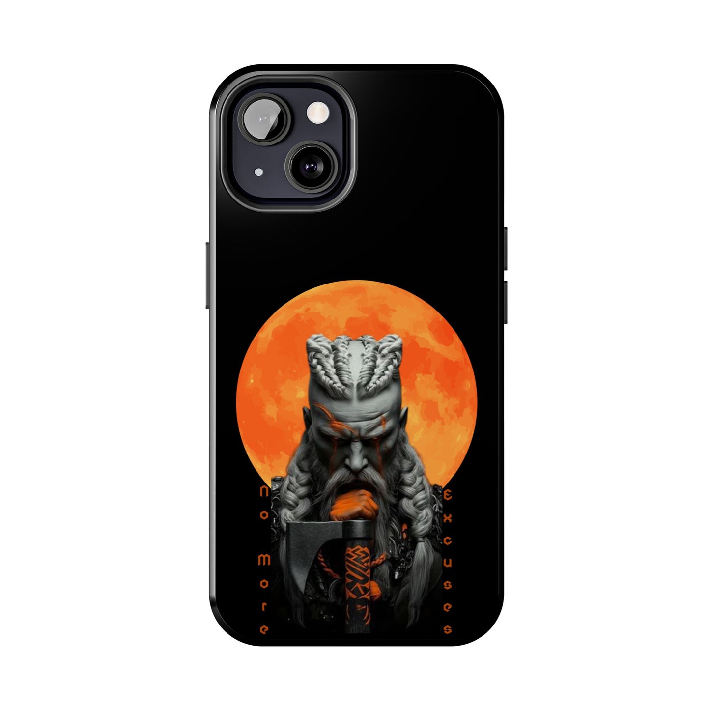 π₯ Warrior Spirit Tough Phone Case β No More Excuses Design for iPhone & Android β Empowerment & Protection