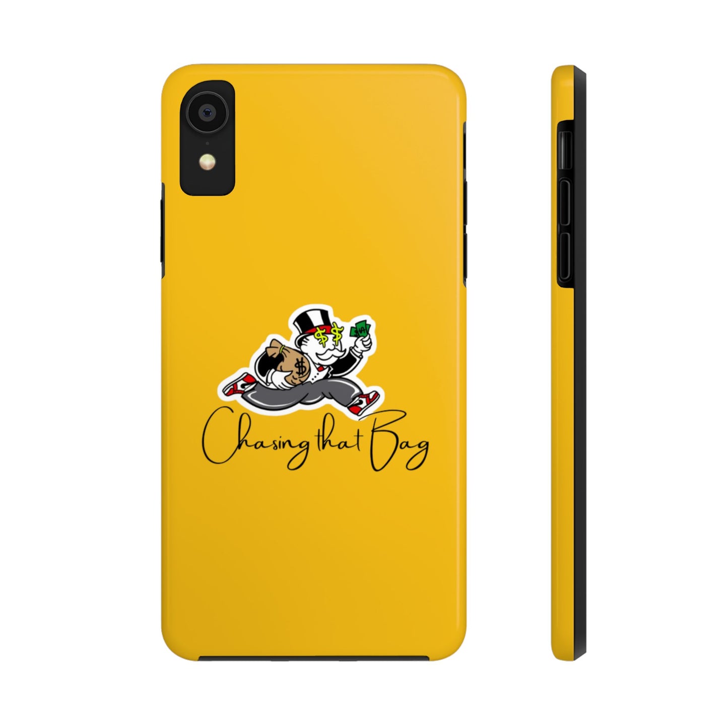 Phone Case- Chasing That Bag Tough Case- Durable Protection