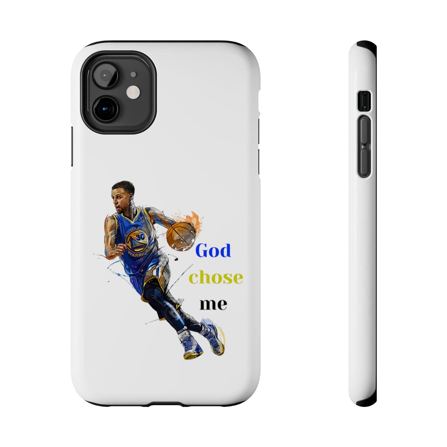 Phone case- God Chose Me Tough Phone Case - Durable Protection
