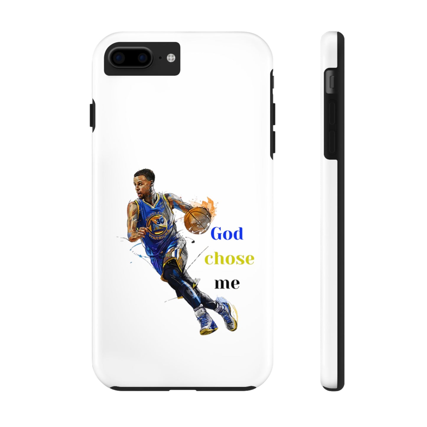 Phone case- God Chose Me Tough Phone Case - Durable Protection