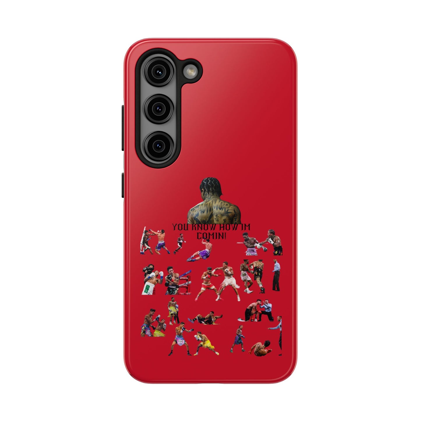 Phone case- You Know How I'm Comin' Tough Phone Case - Durable Protection