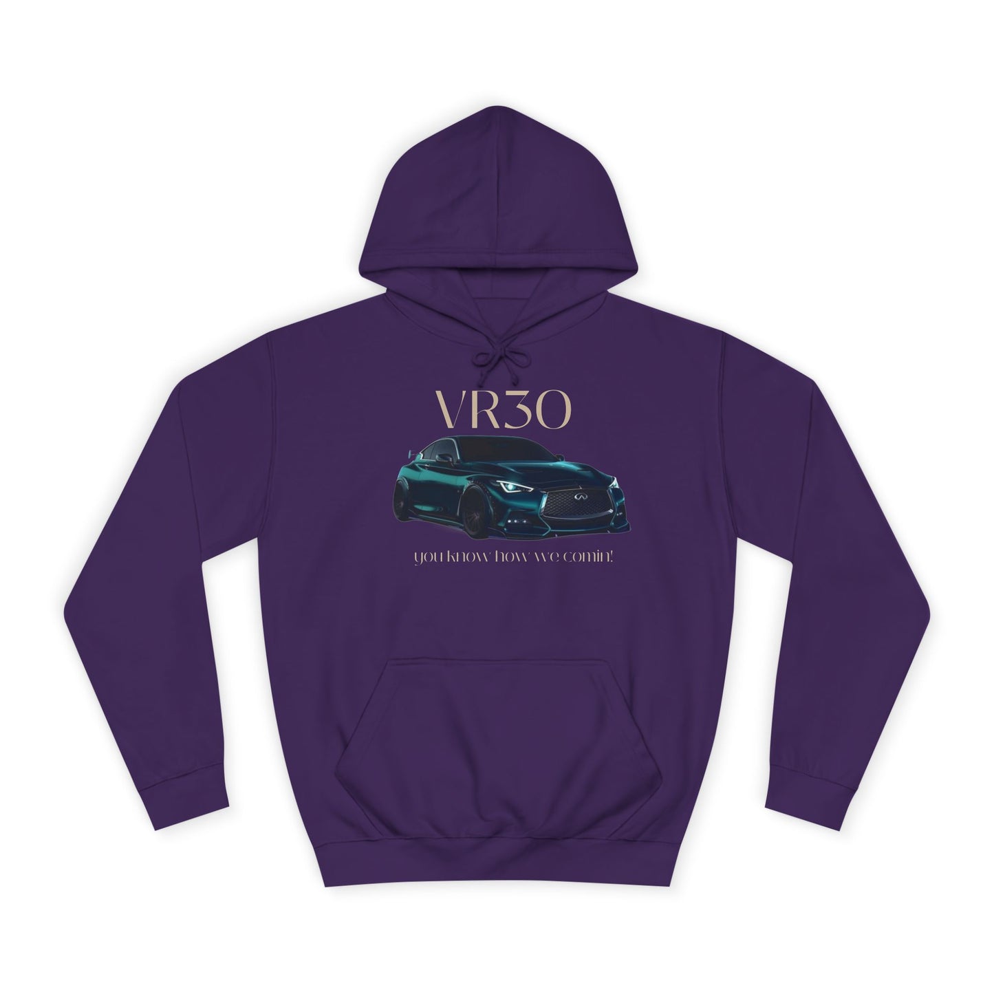 Pearl Glacier White Hoodie for Men– V3ro Sports Car Inspired Graphic Apparel